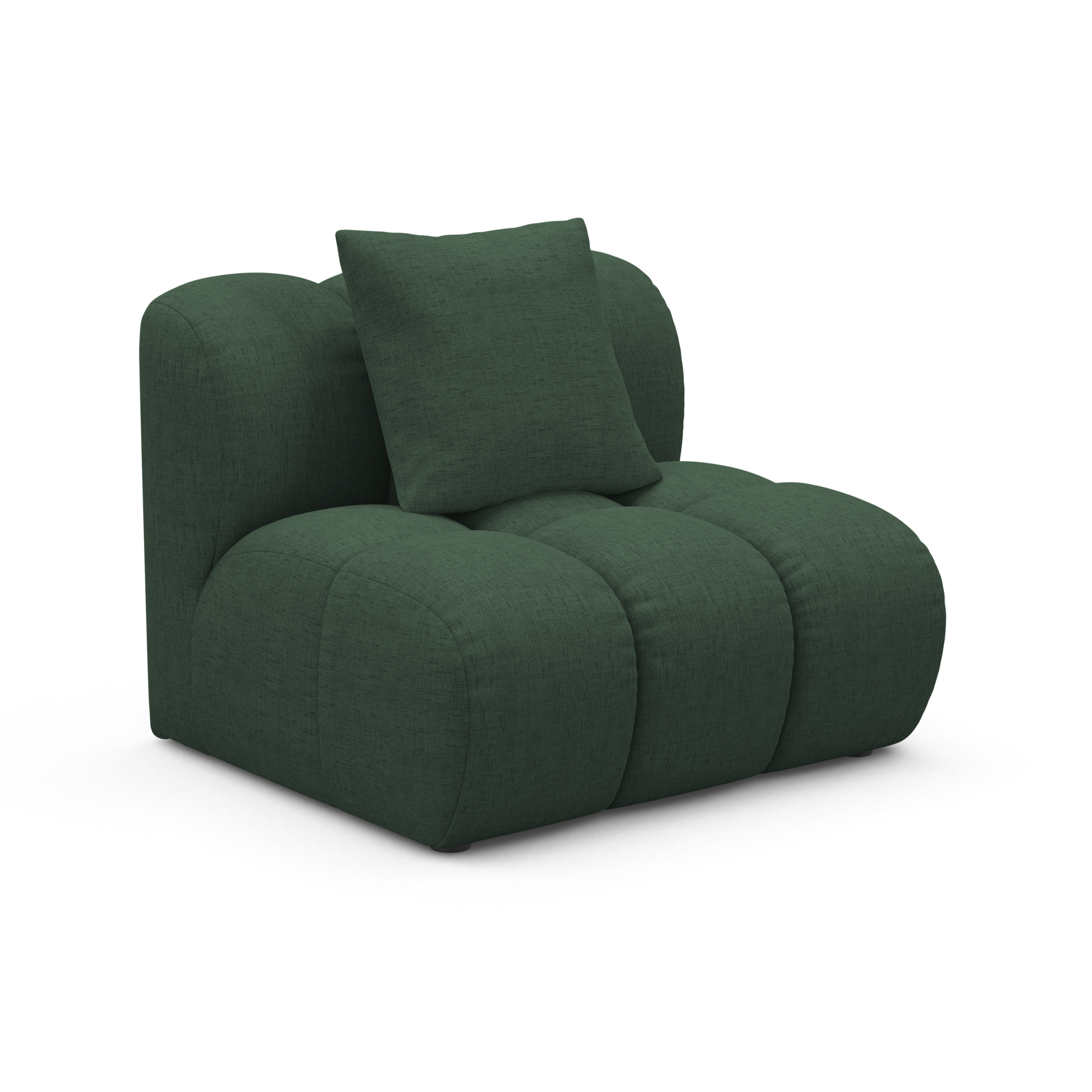Astro Armchair / Module in Sea Green Chenille