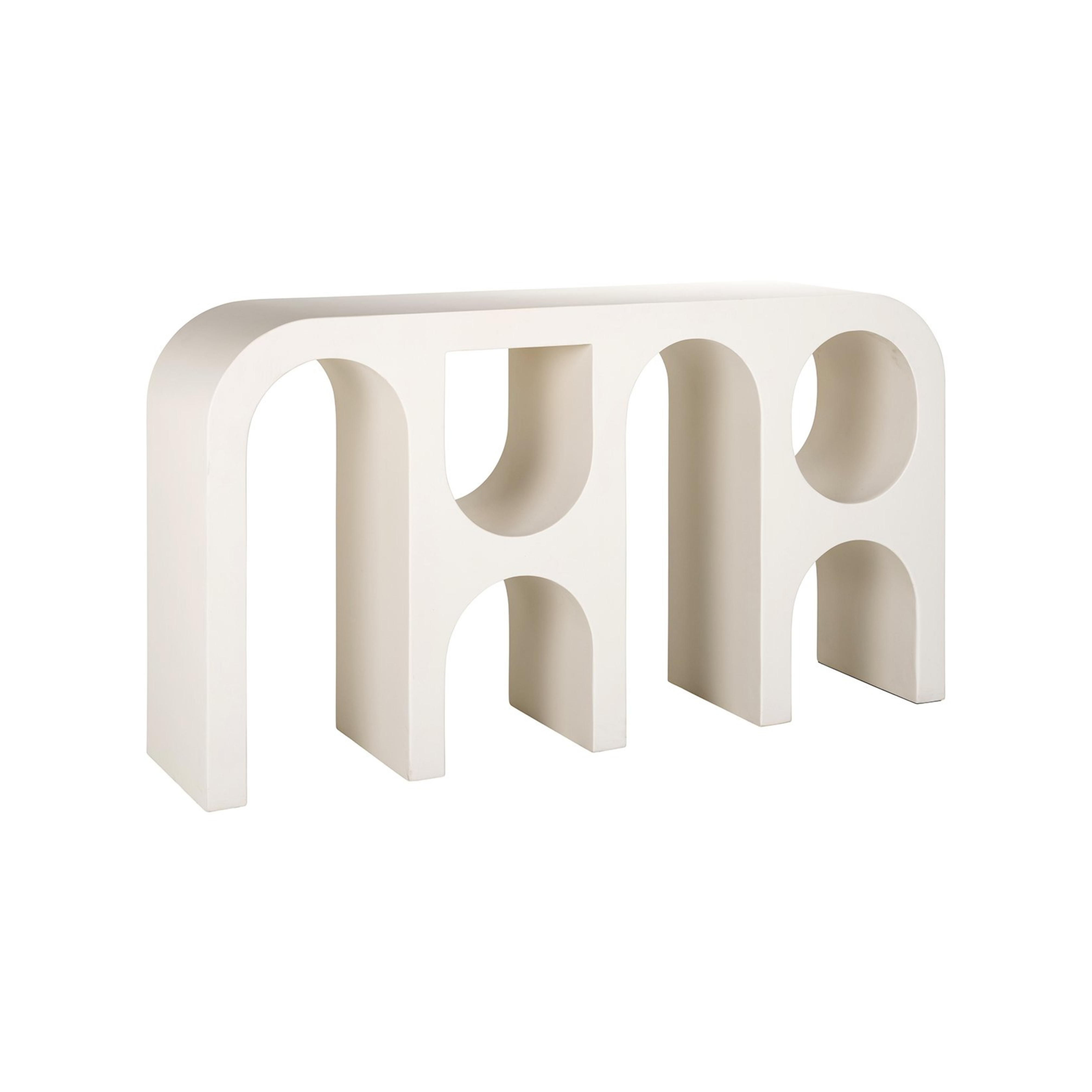 BLOOMSTONE Console with Arches White