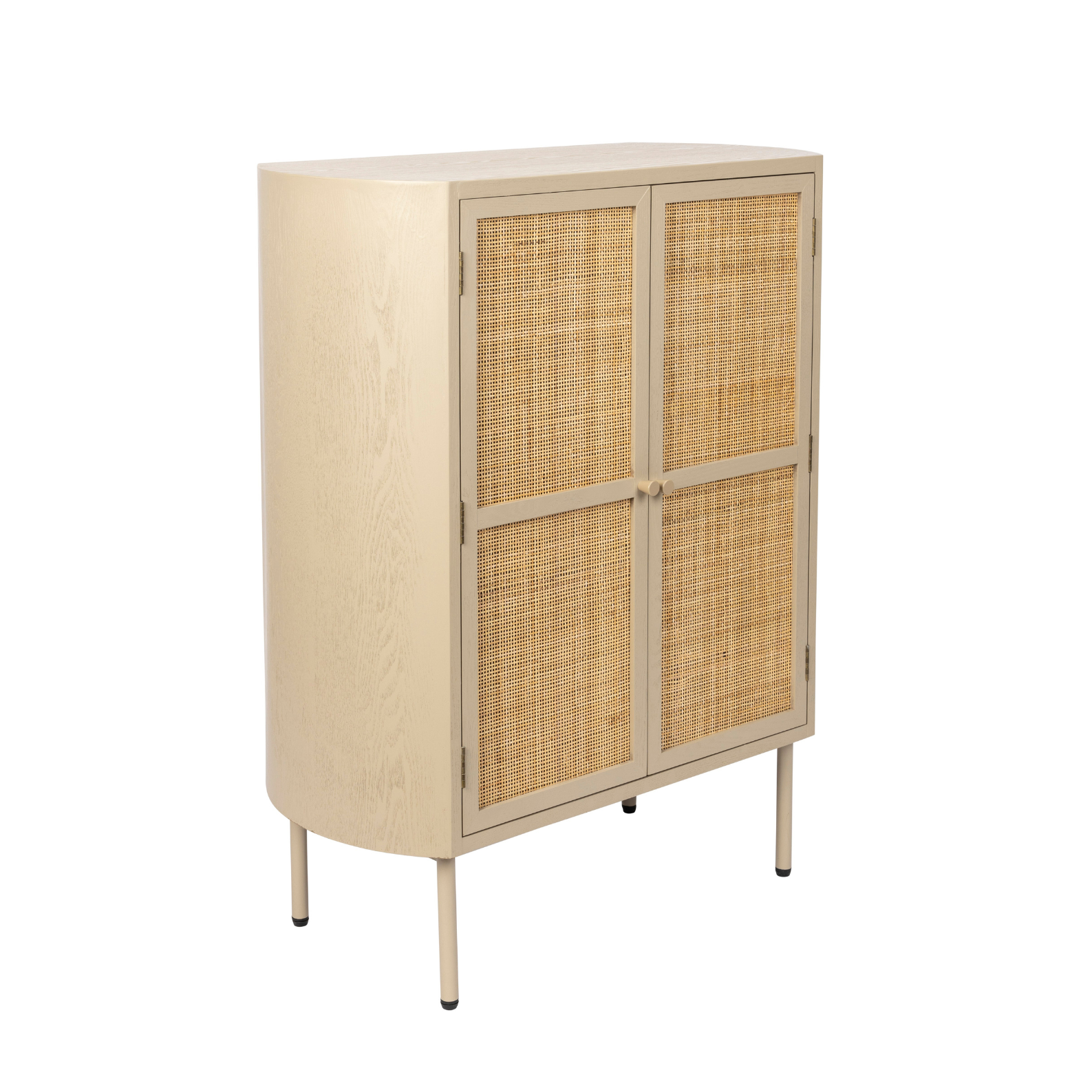 Kast AMAYA beige met riet