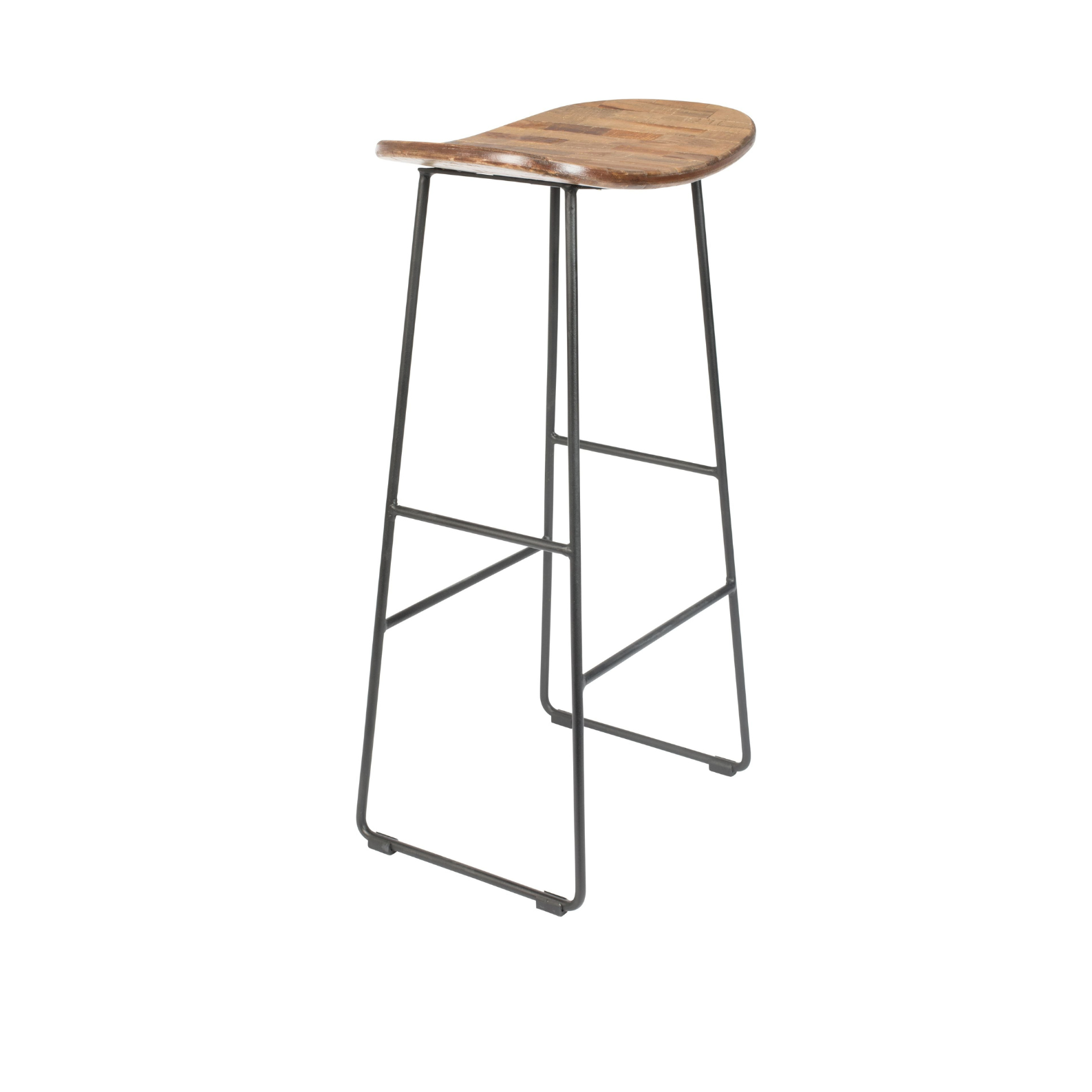Tangle Tangle Bar Stool mit schwarzer Basis
