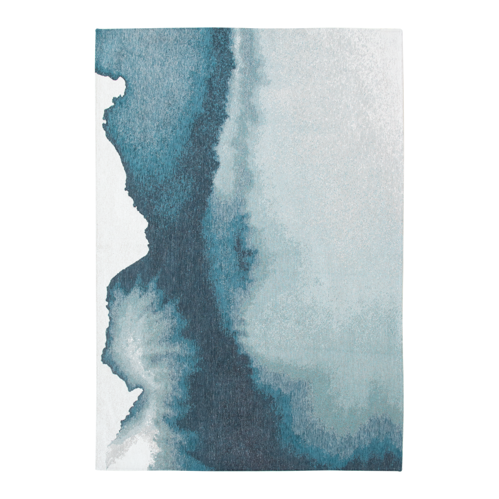 Vloerkleed LAGOON INKJET blauw