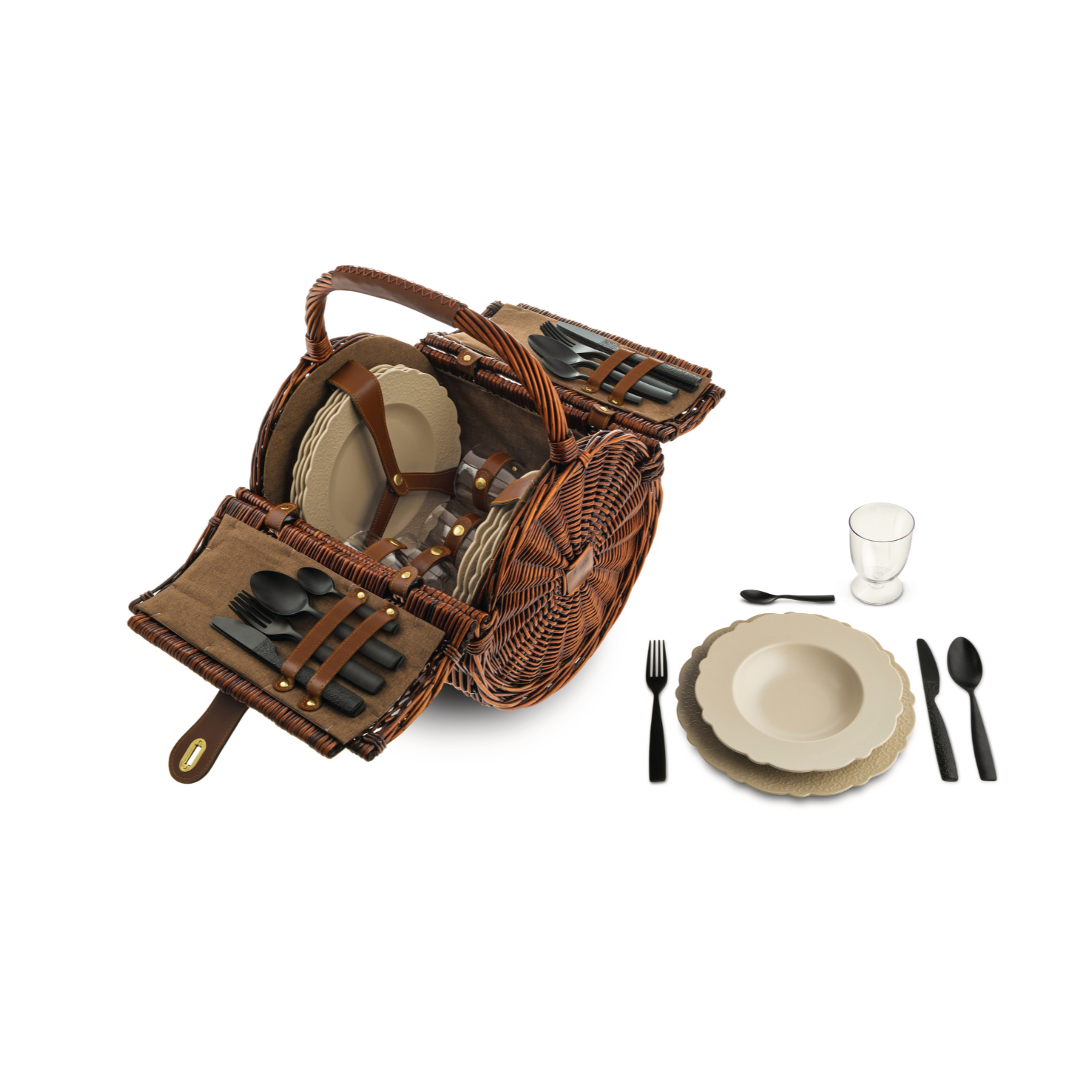 Picknickset DRESSED bruin