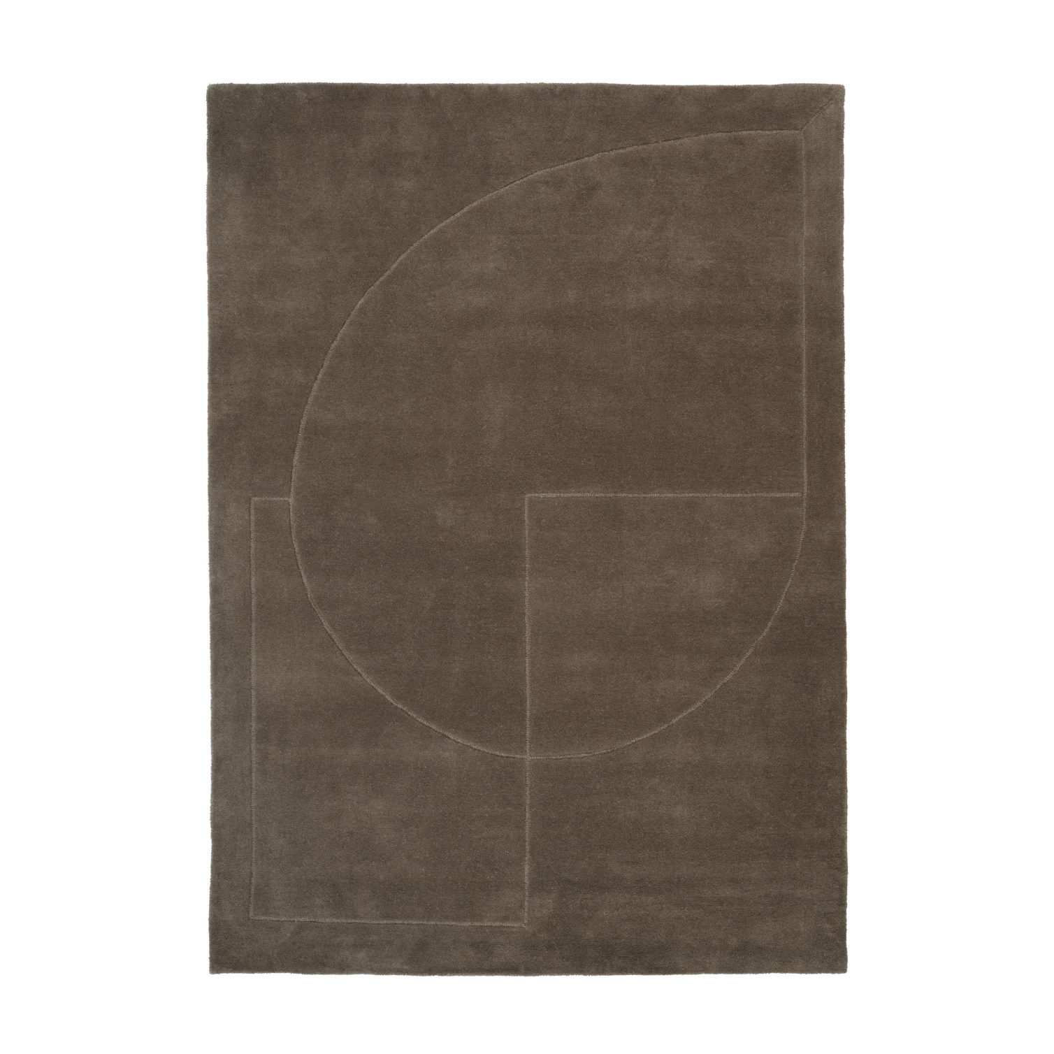 Vloerkleed LINEAL POEM groen