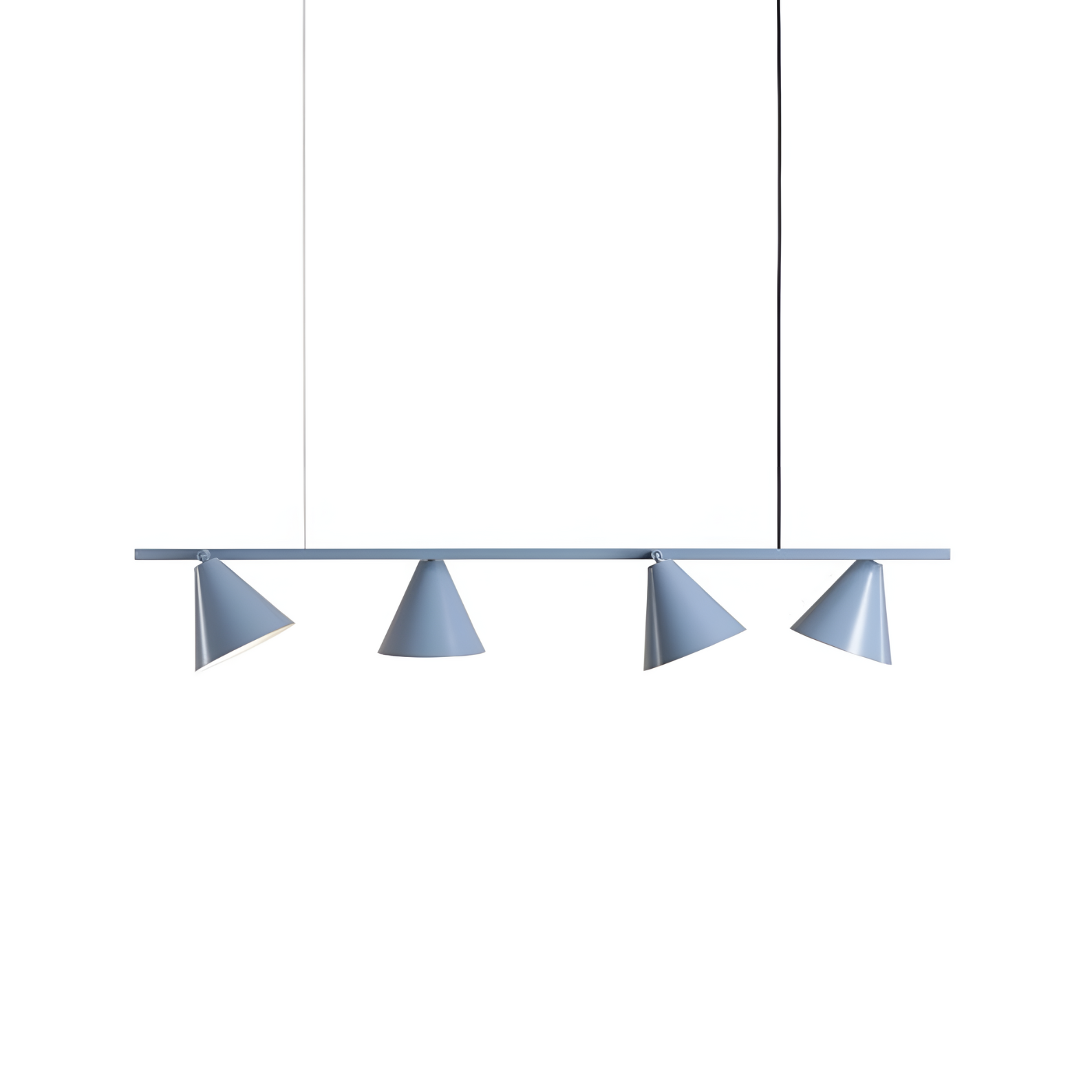 FORM QUATRO blaue Hängelampe