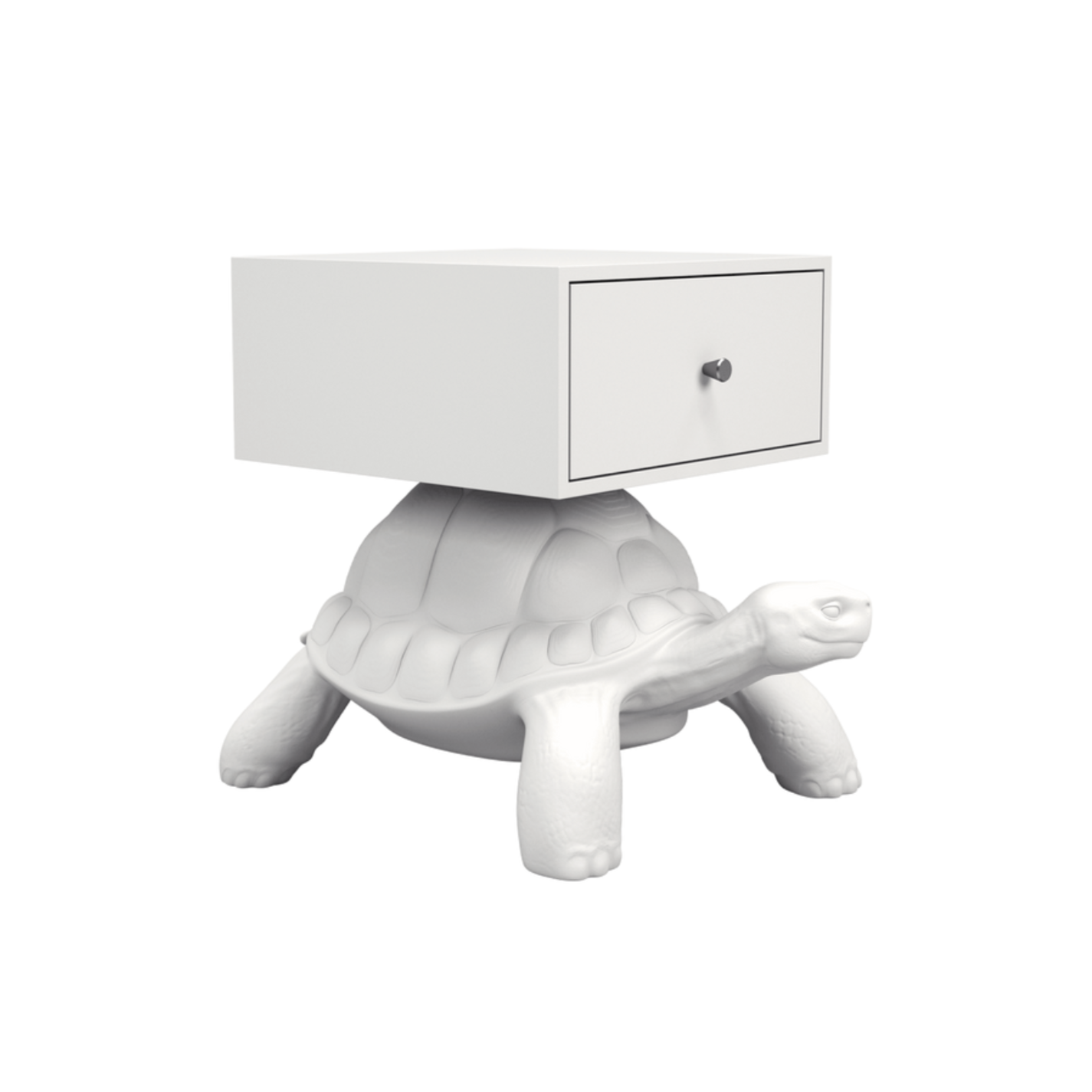TURTLR CARRY Nachttisch weiß