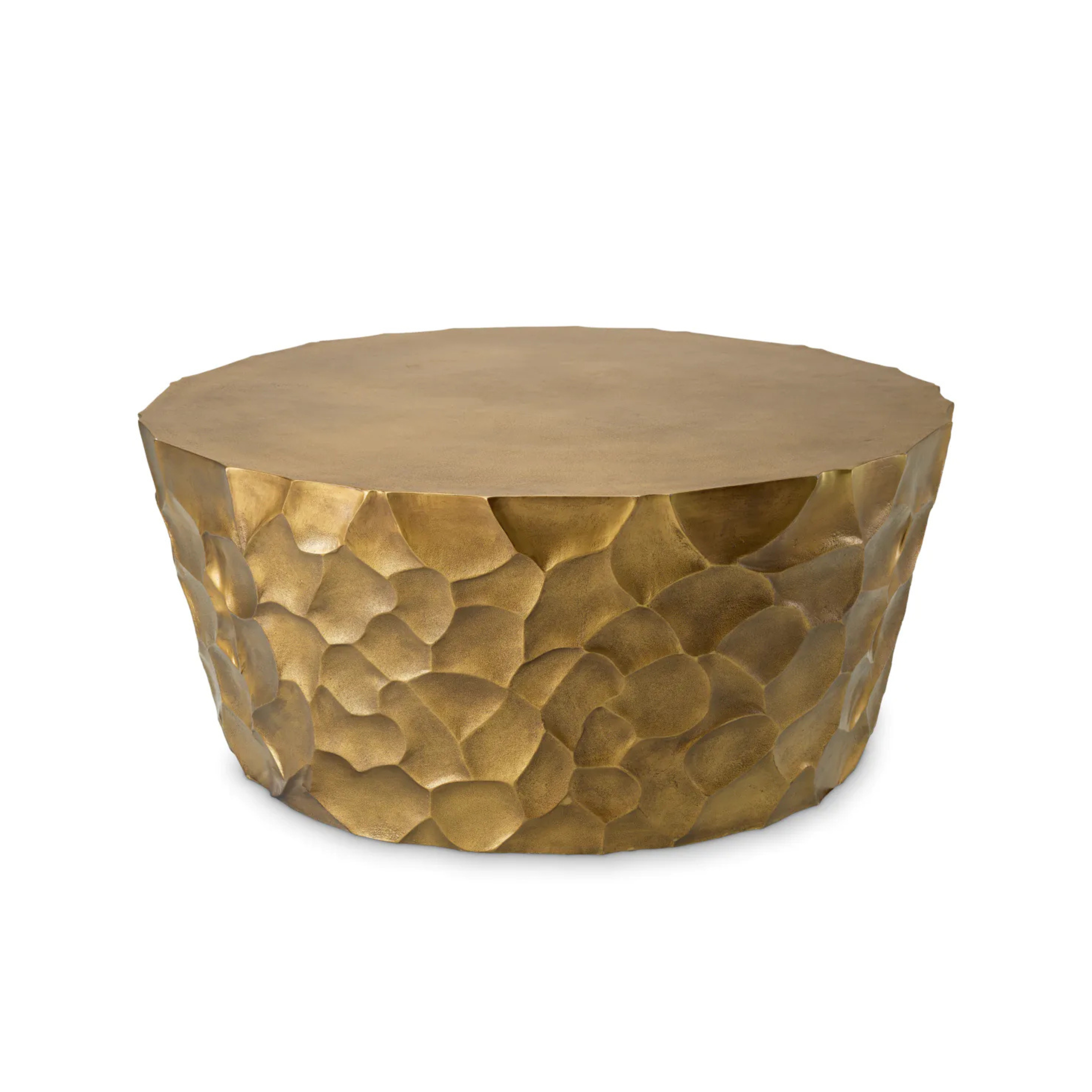 Kaffeetisch FIORENTINO antikgold