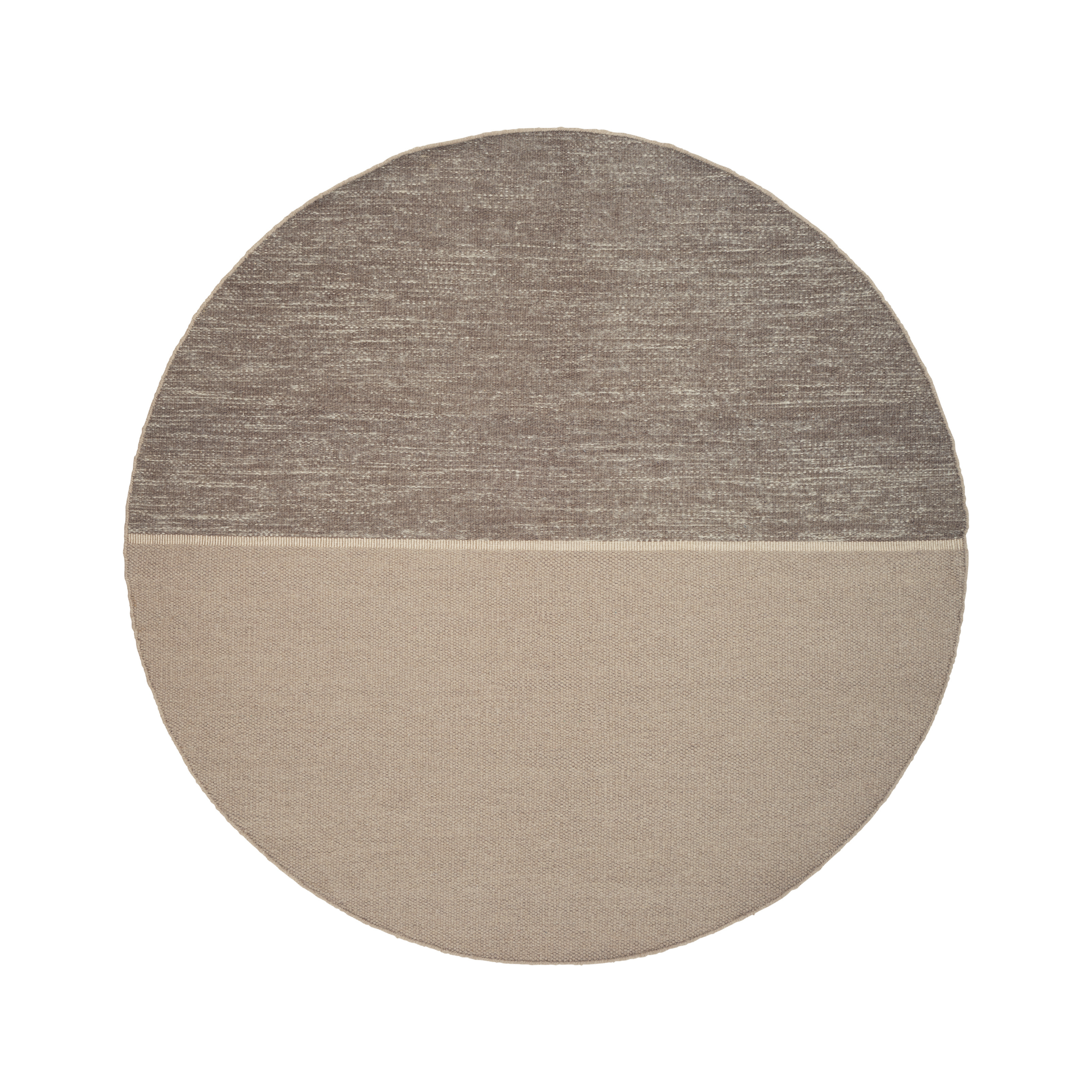 Rundteppich MAGNETIZE dunkelbeige