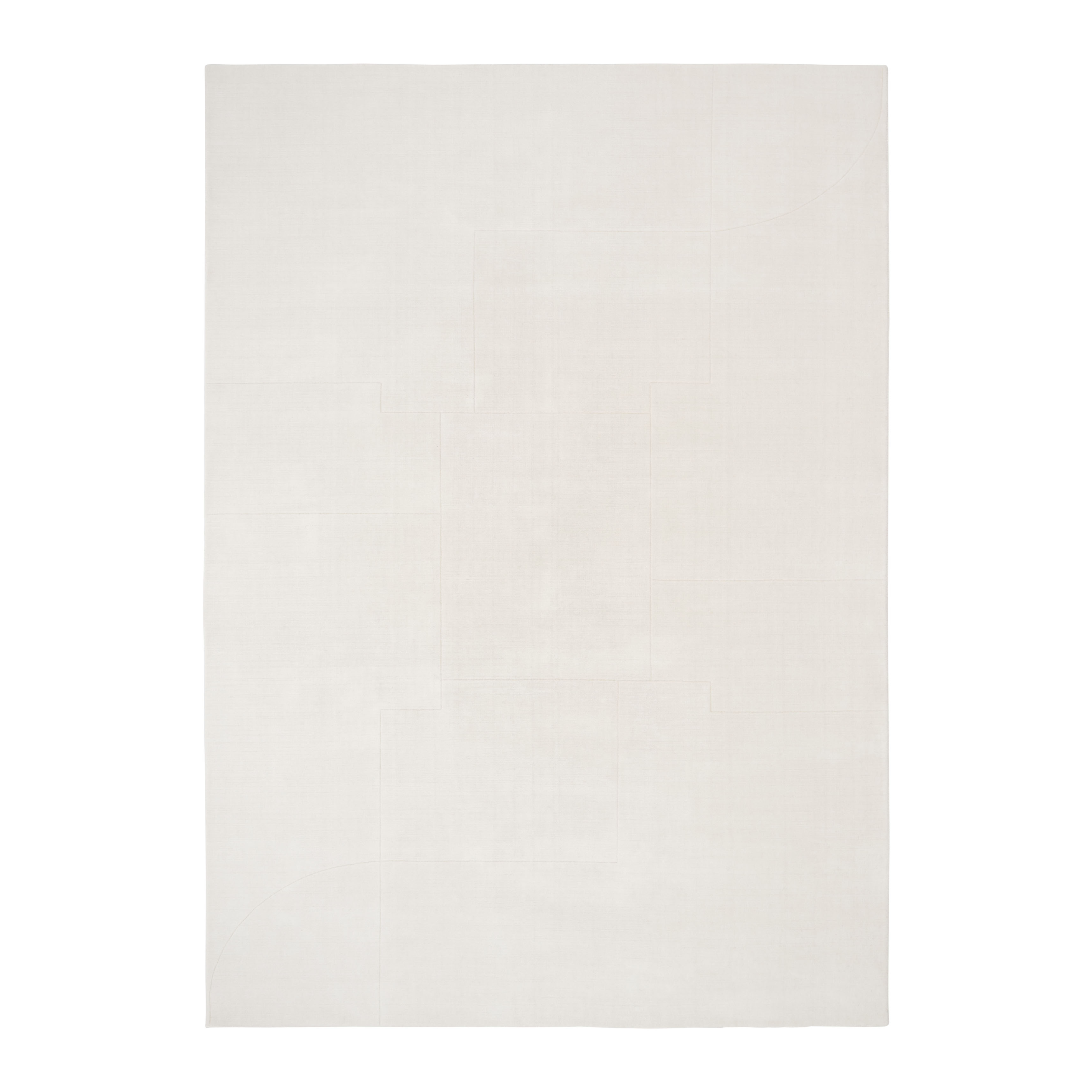 Vloerkleed GEOMETRISCHE DOLEN witte