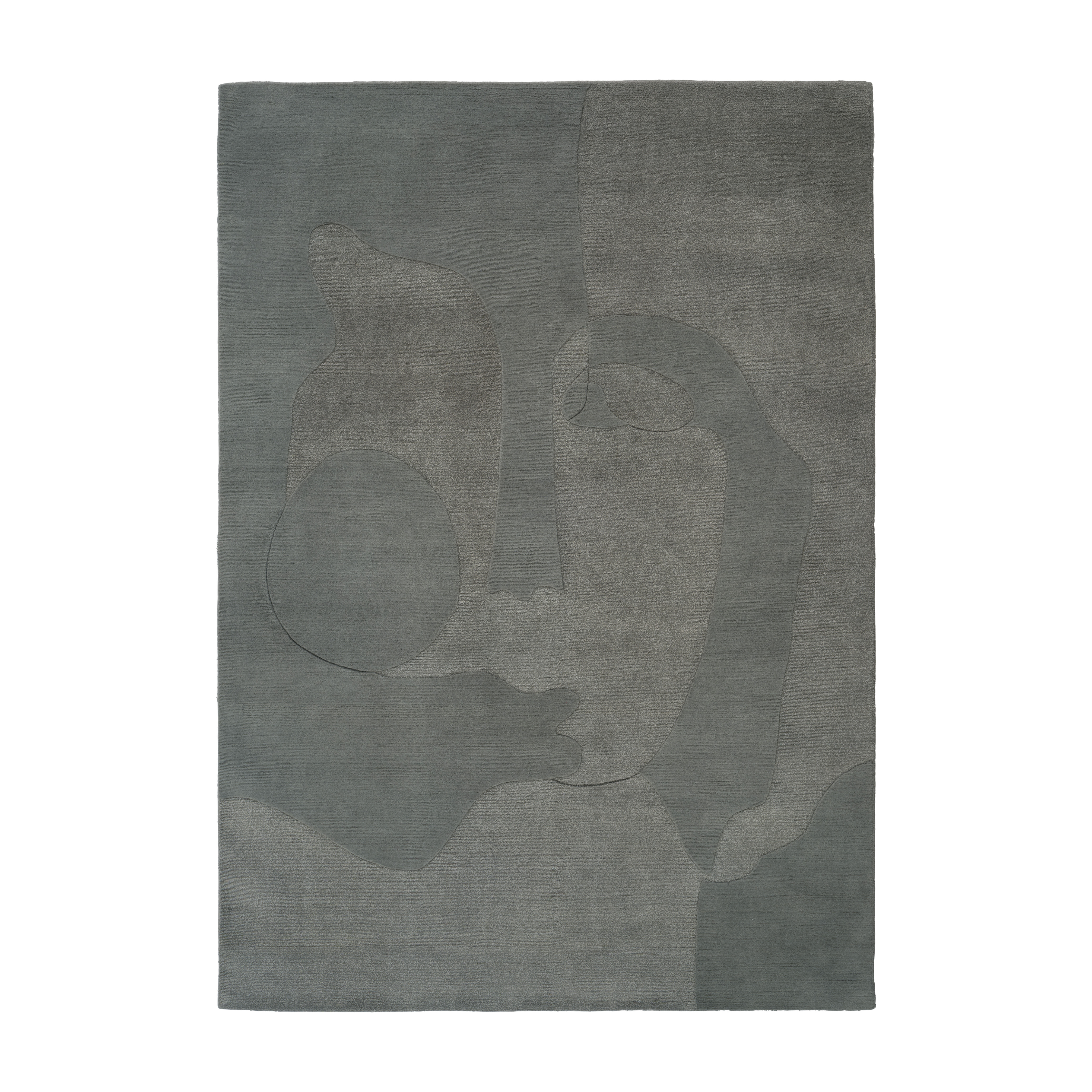 Vloerkleed SECRET MIND - DOVE grijsblauw