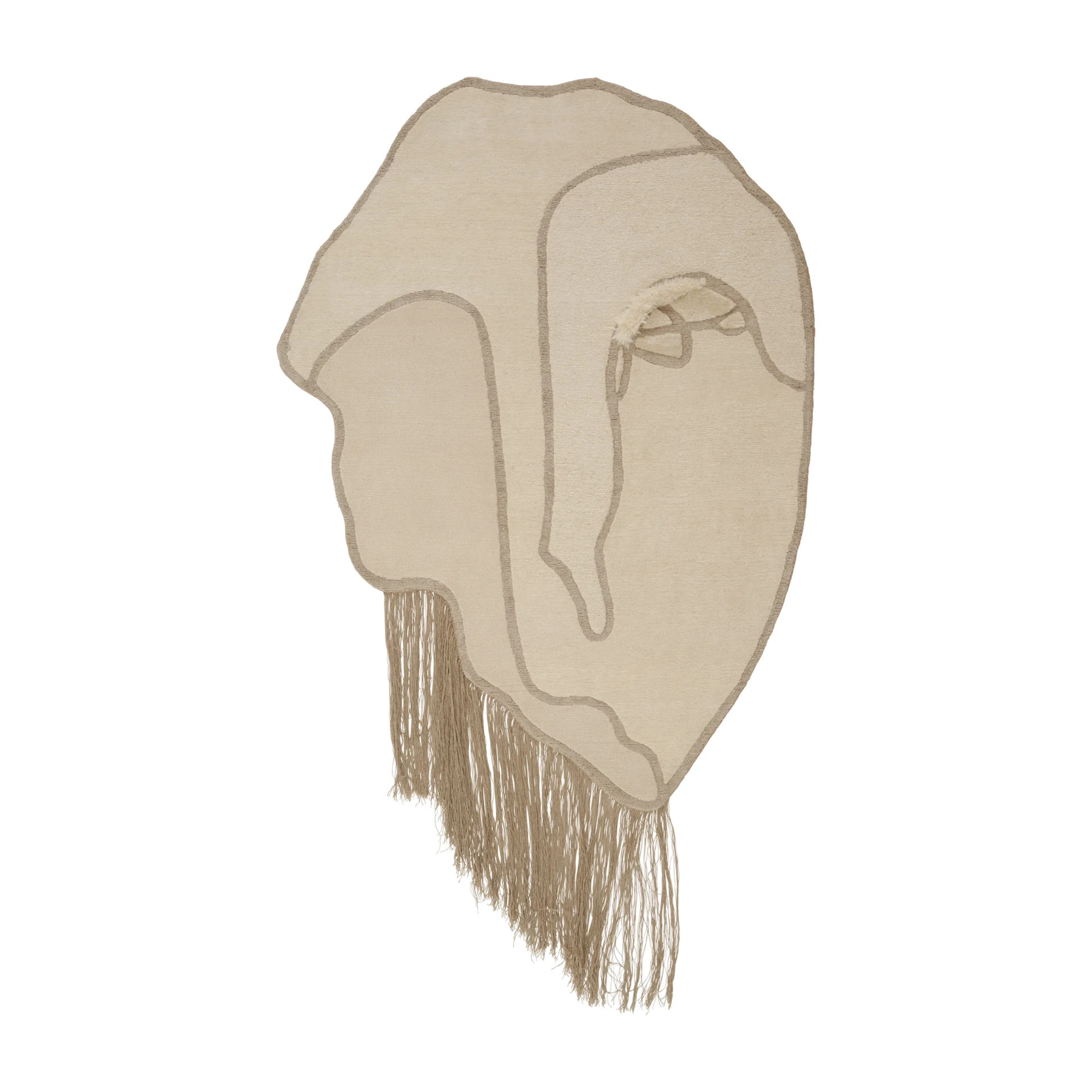 DUO SELF decorative rug beige