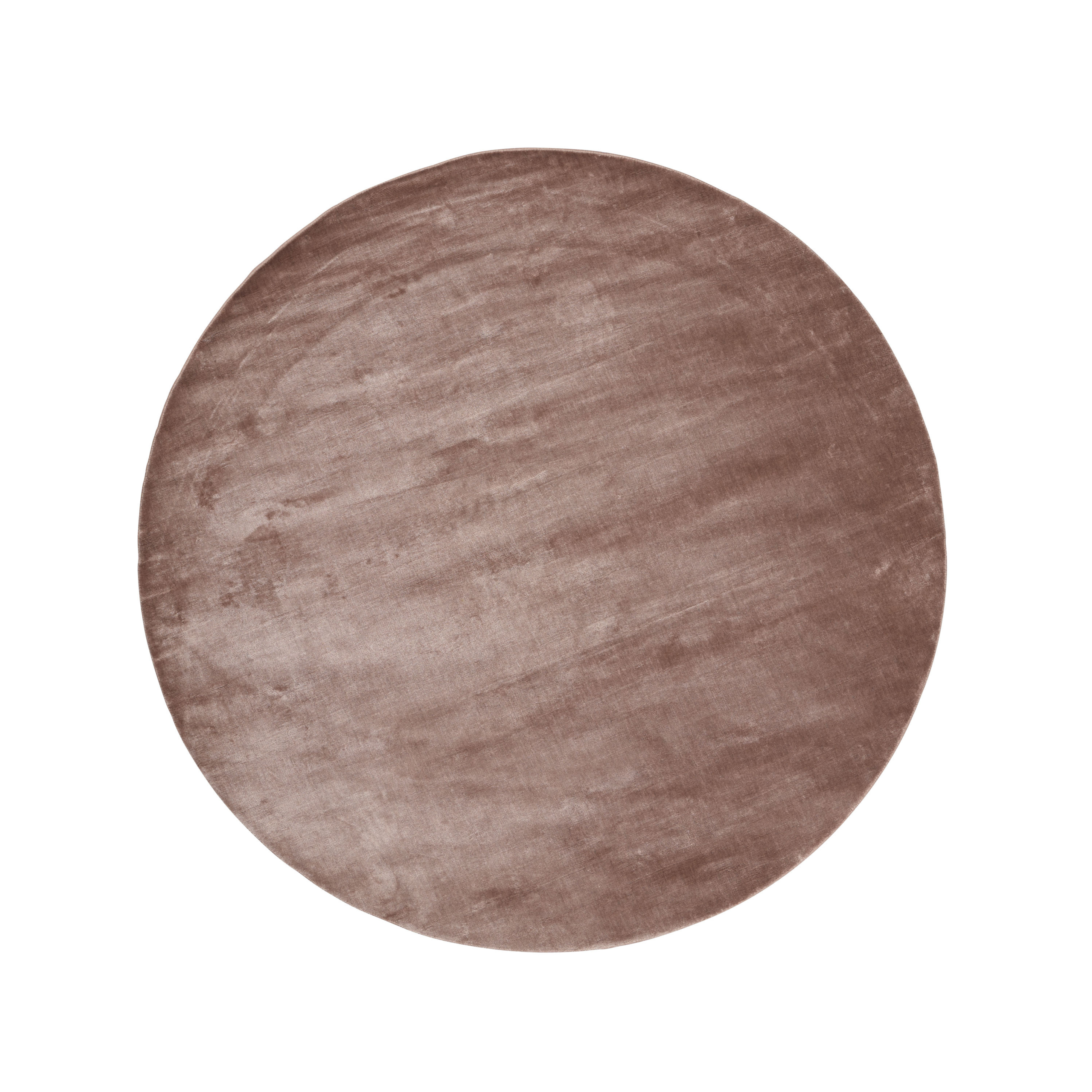 Ronde tapijt LUCENS roze