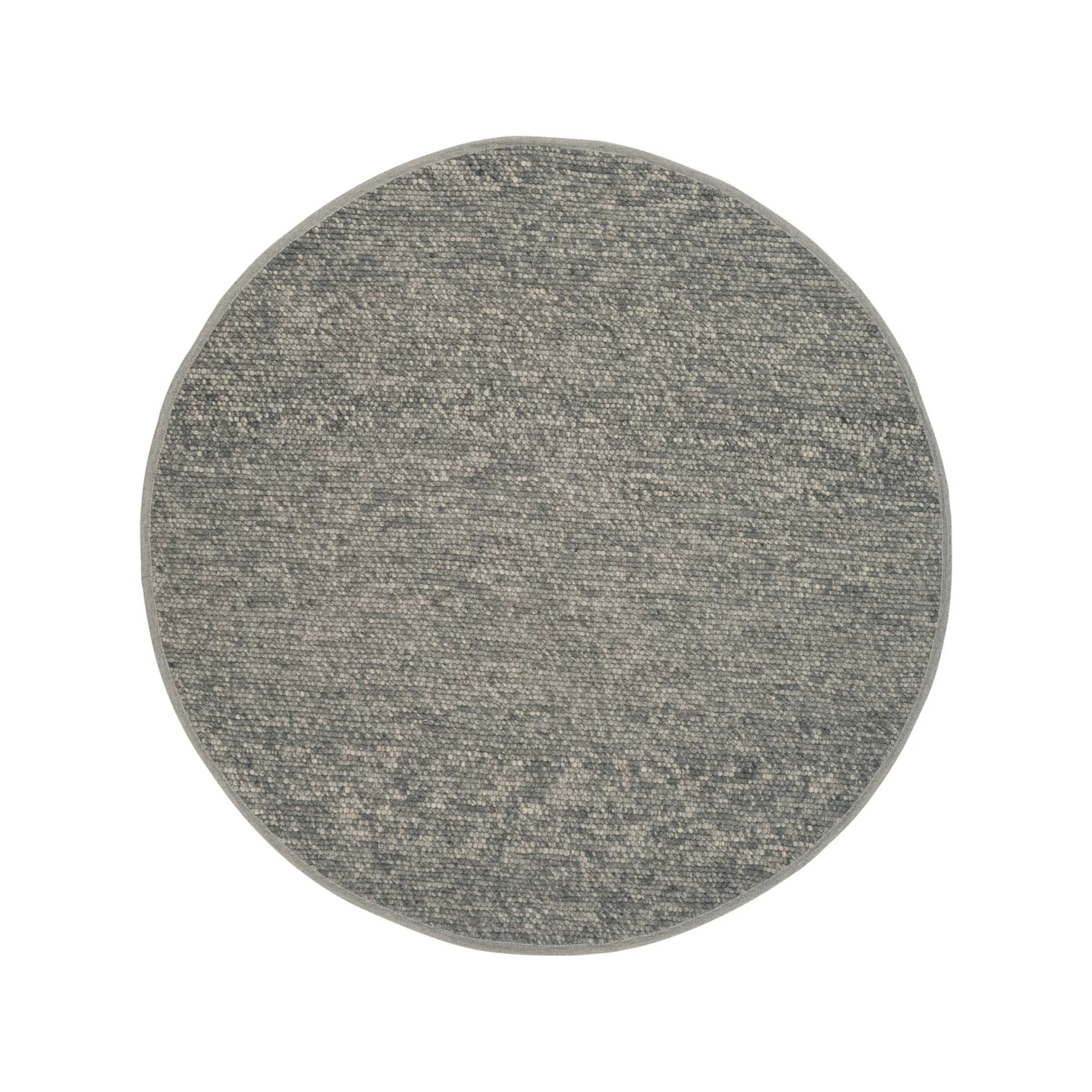 AGNER gray round rug