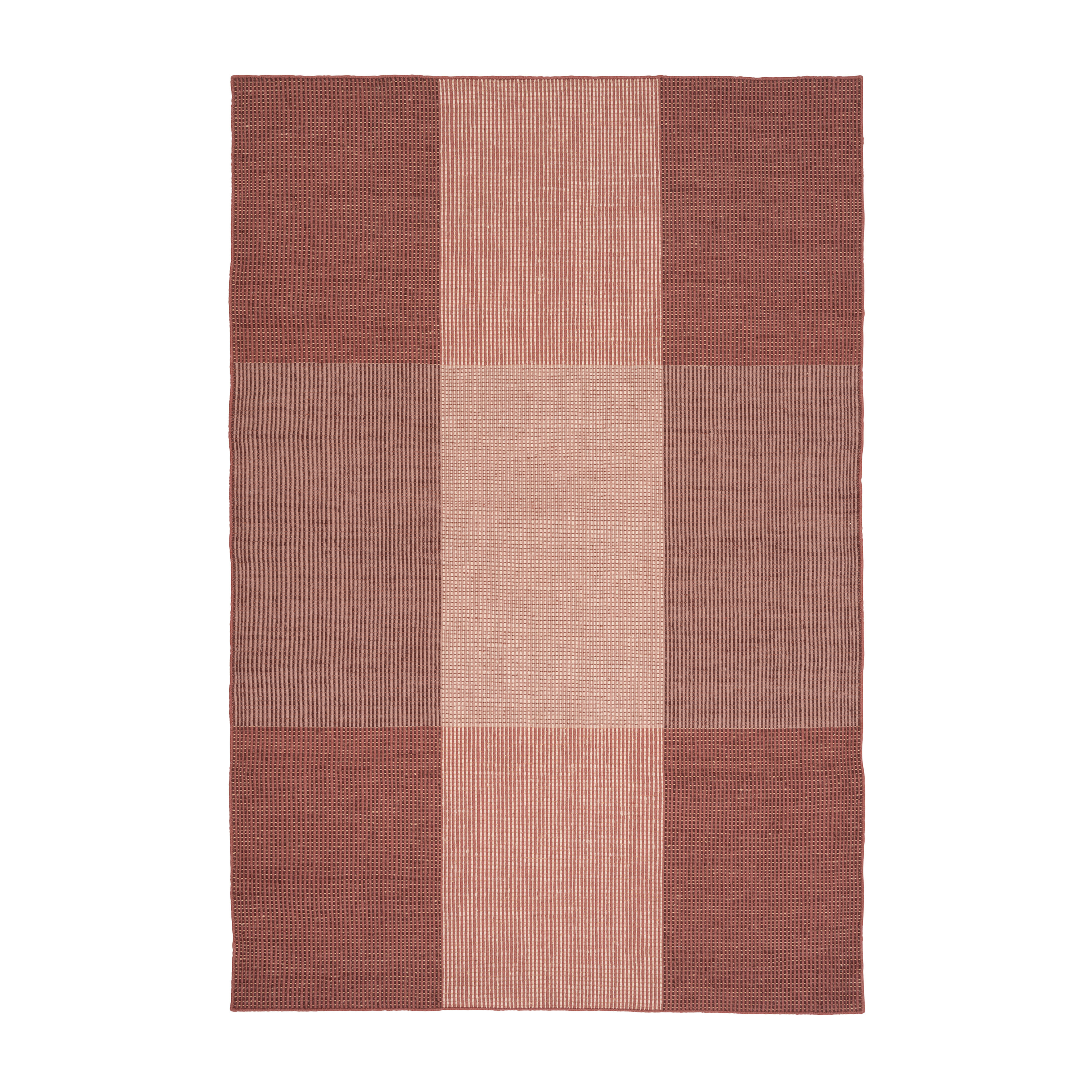 Vloerkleed BOLOGNA - POEDER karmijnrood