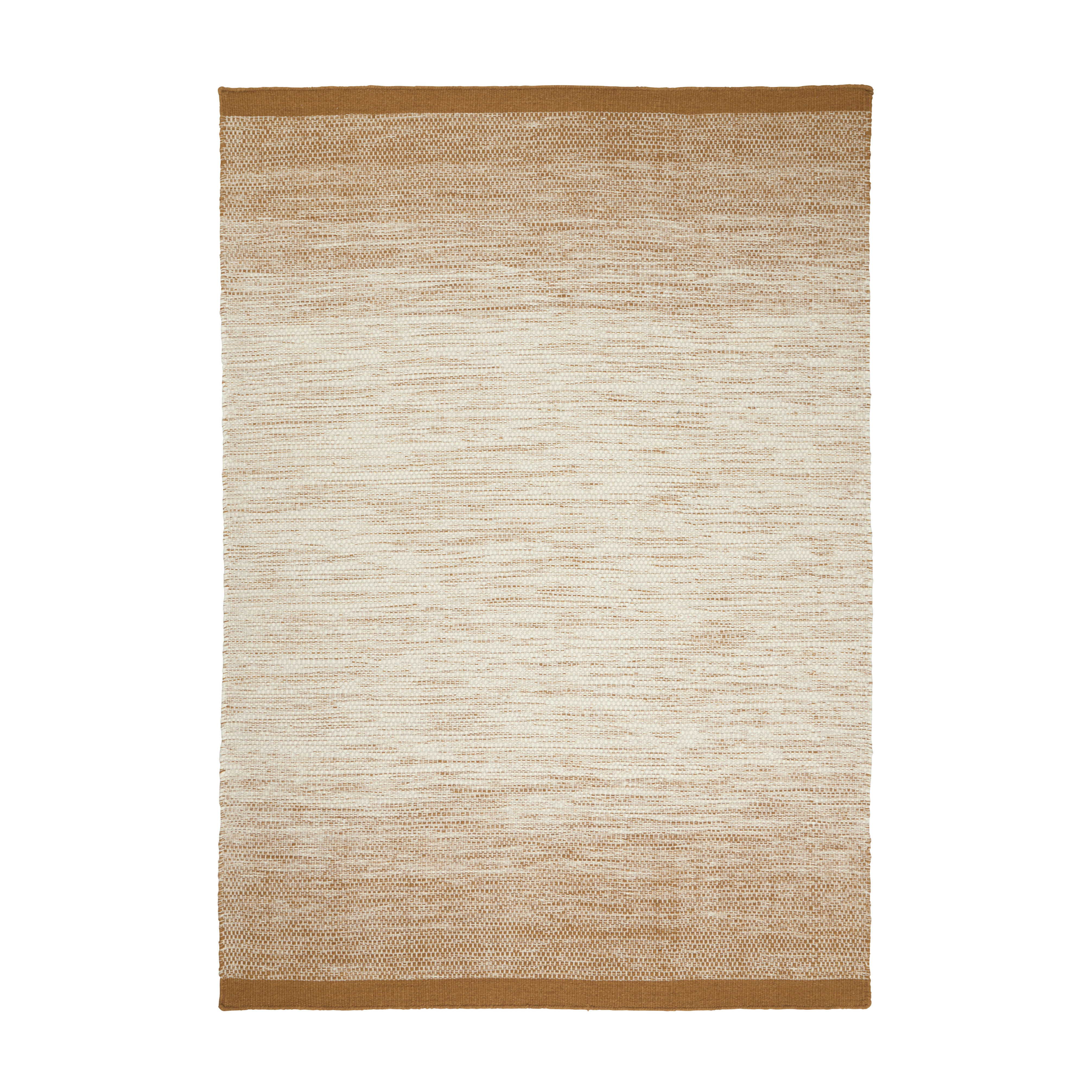 Teppich LULE ocker mit Beige