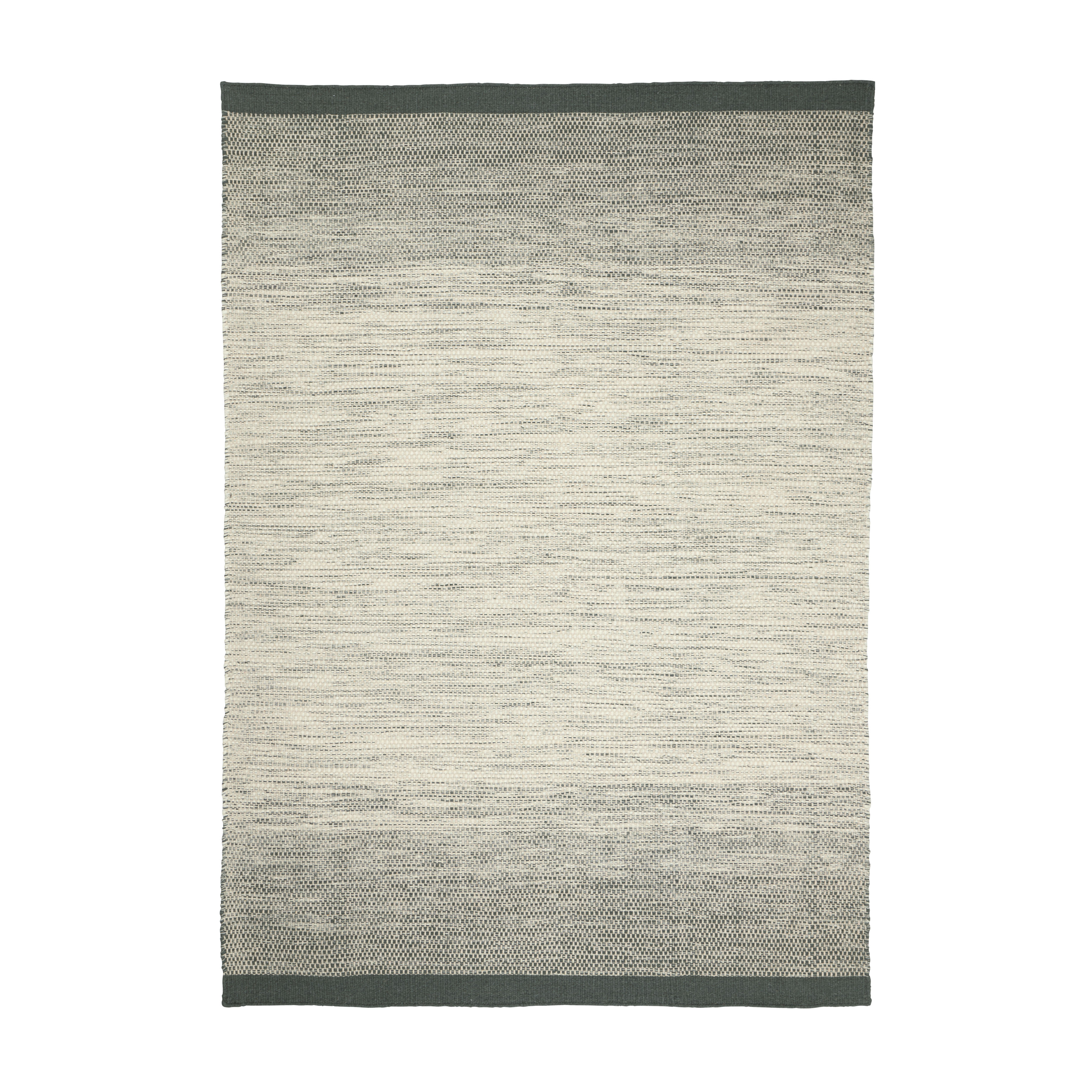 LULE green rug with beige