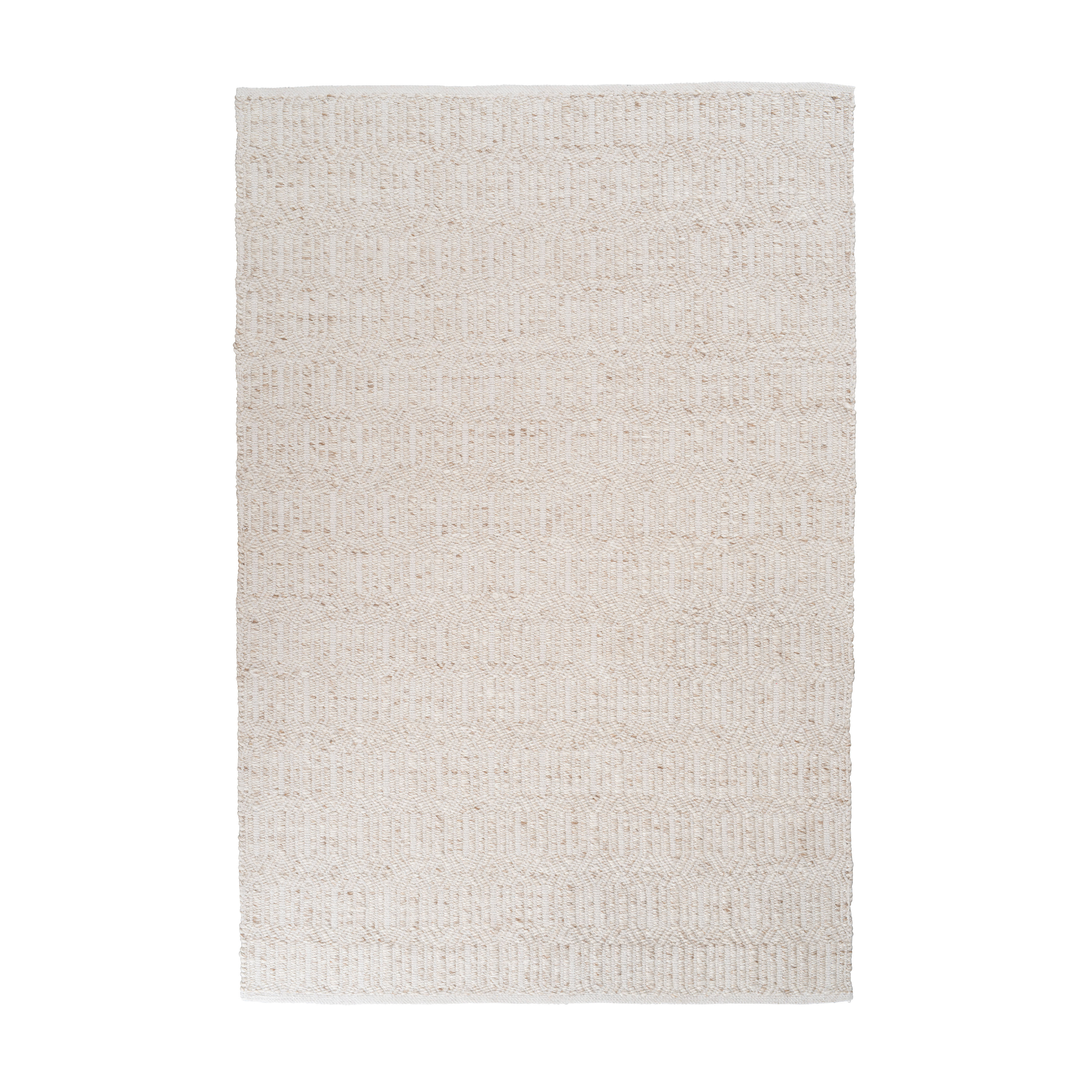 Teppich JUSTIN gebrochenes Weiß