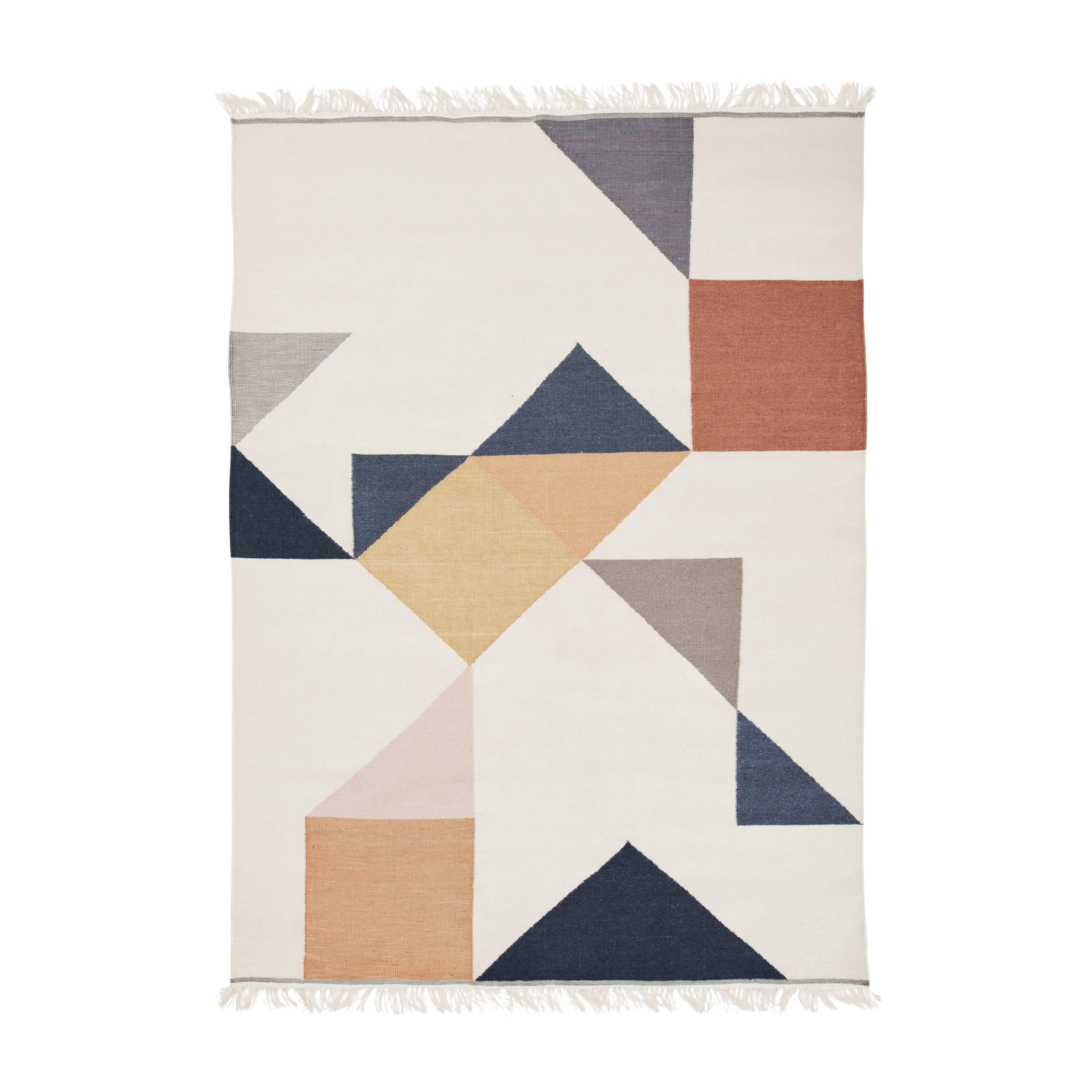 MEMO Rug - RUST beige