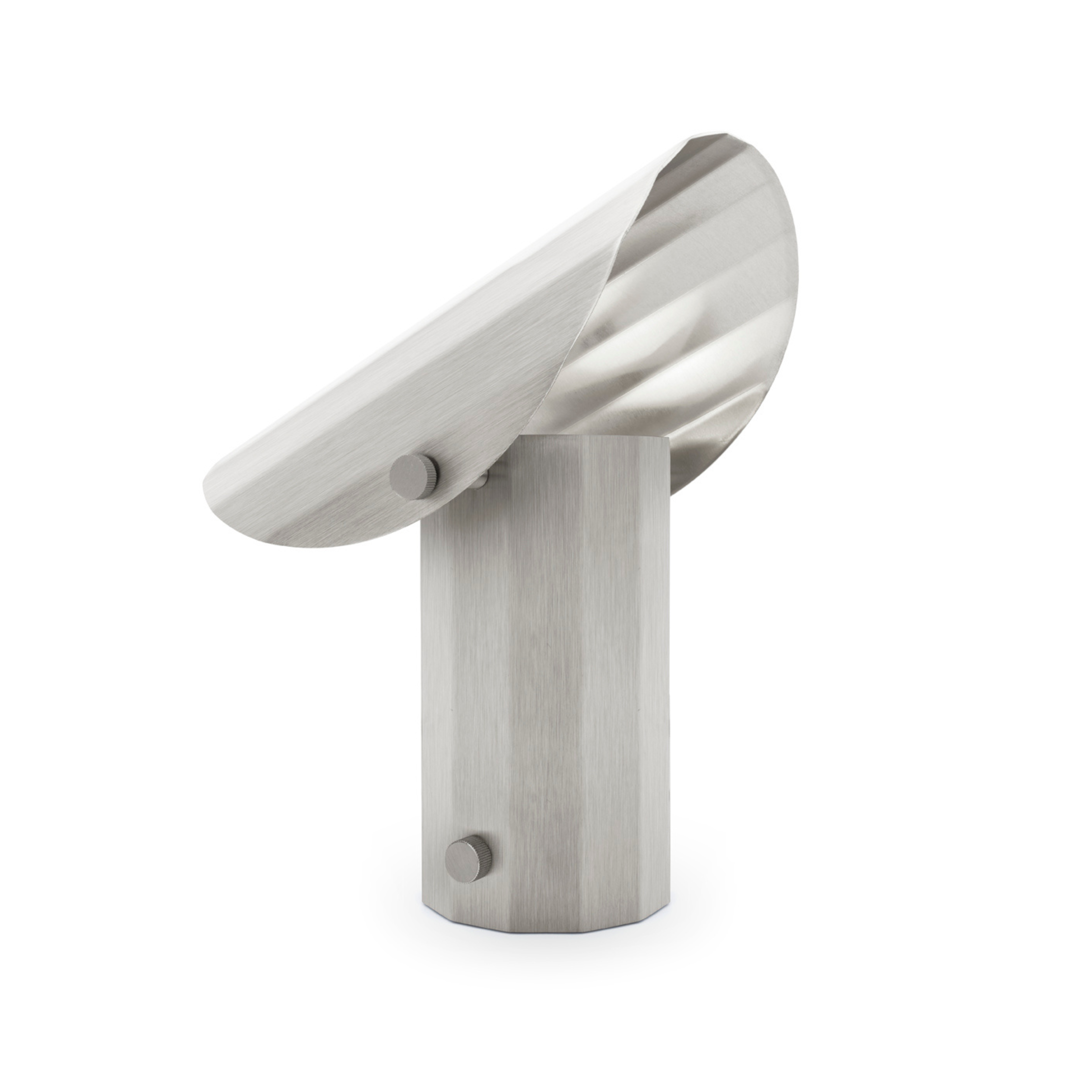 Tafellamp APOLIN geborsteld staal