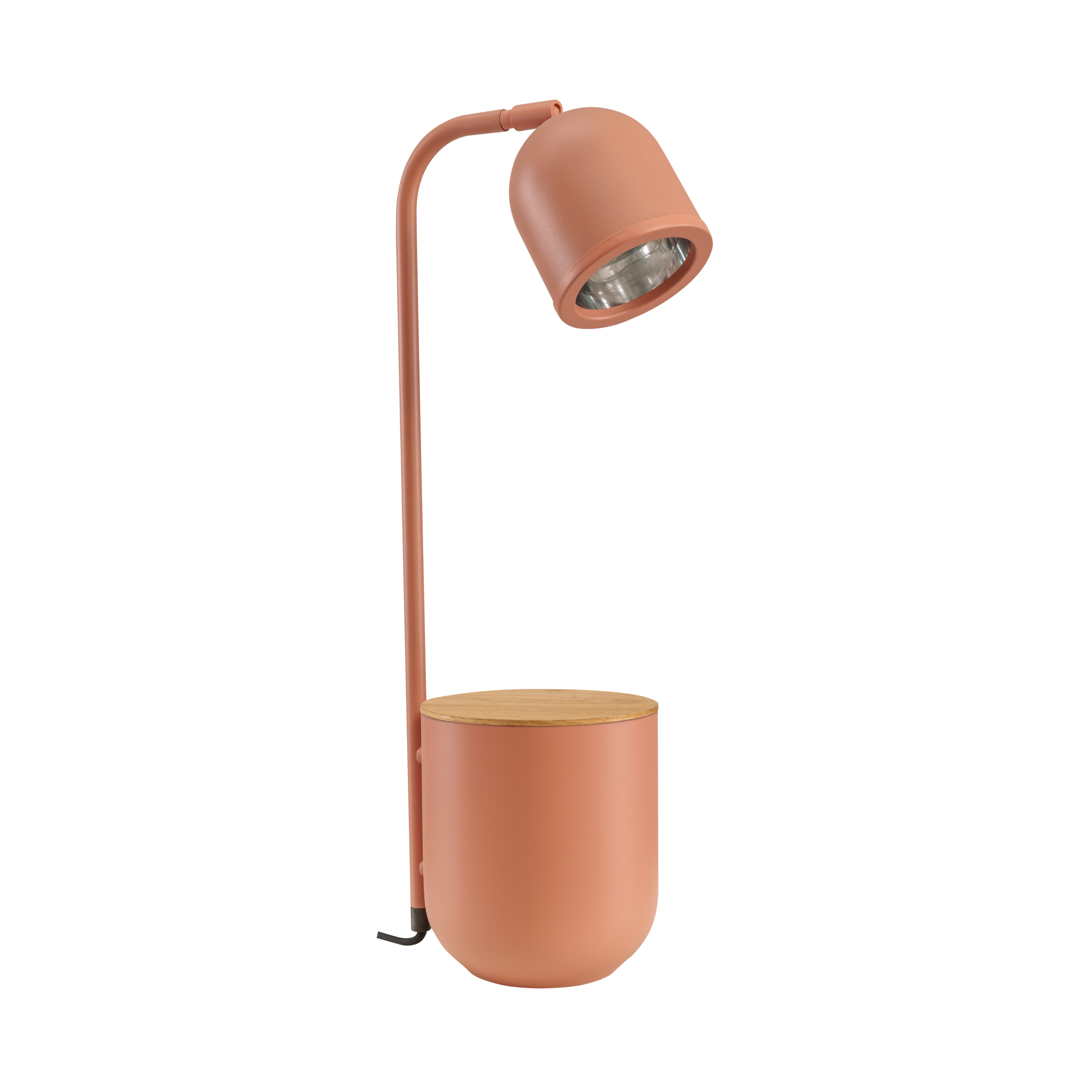 BOTANICA WOOD desk lamp terracotta