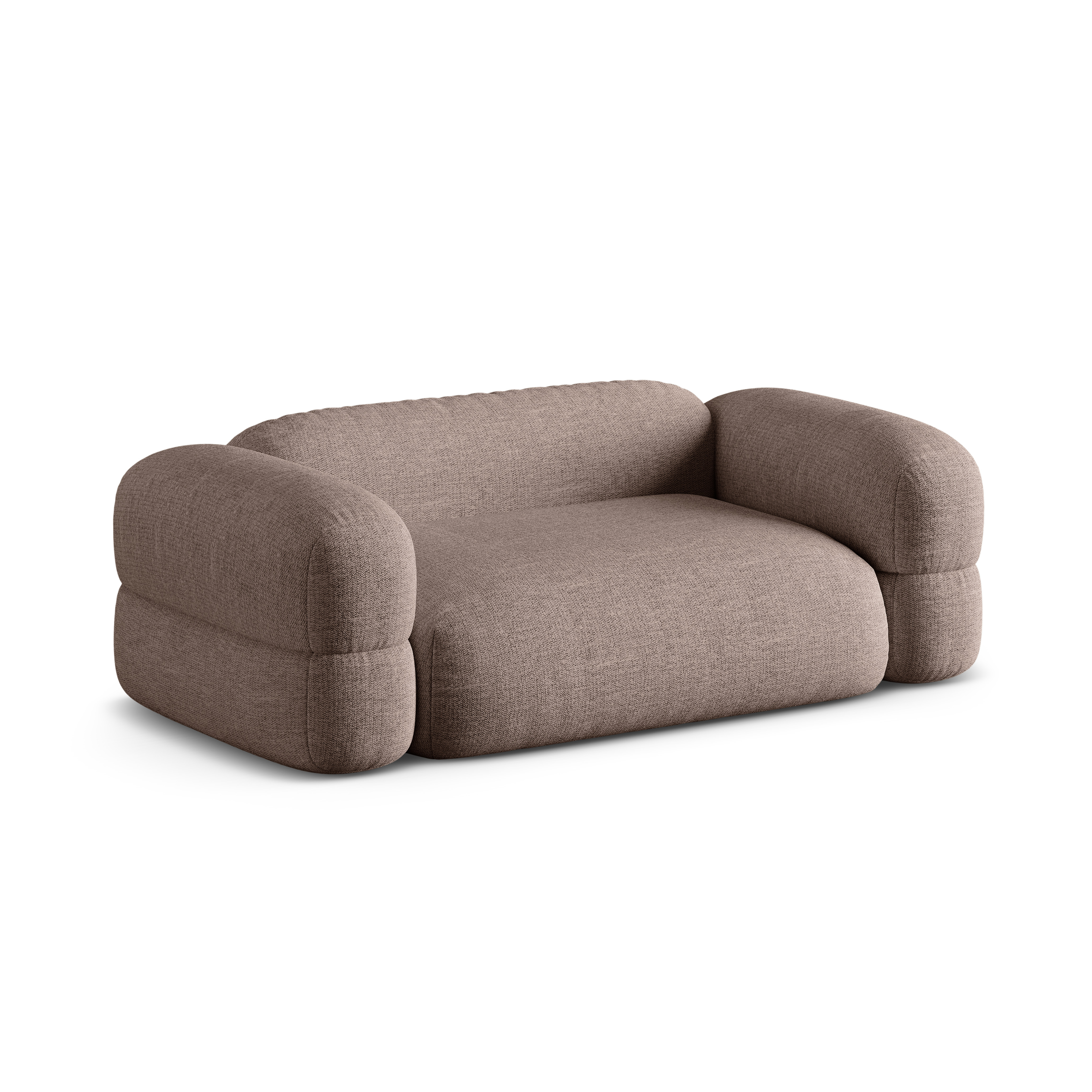 3-seater Sofa ROGER cappuccino chenille
