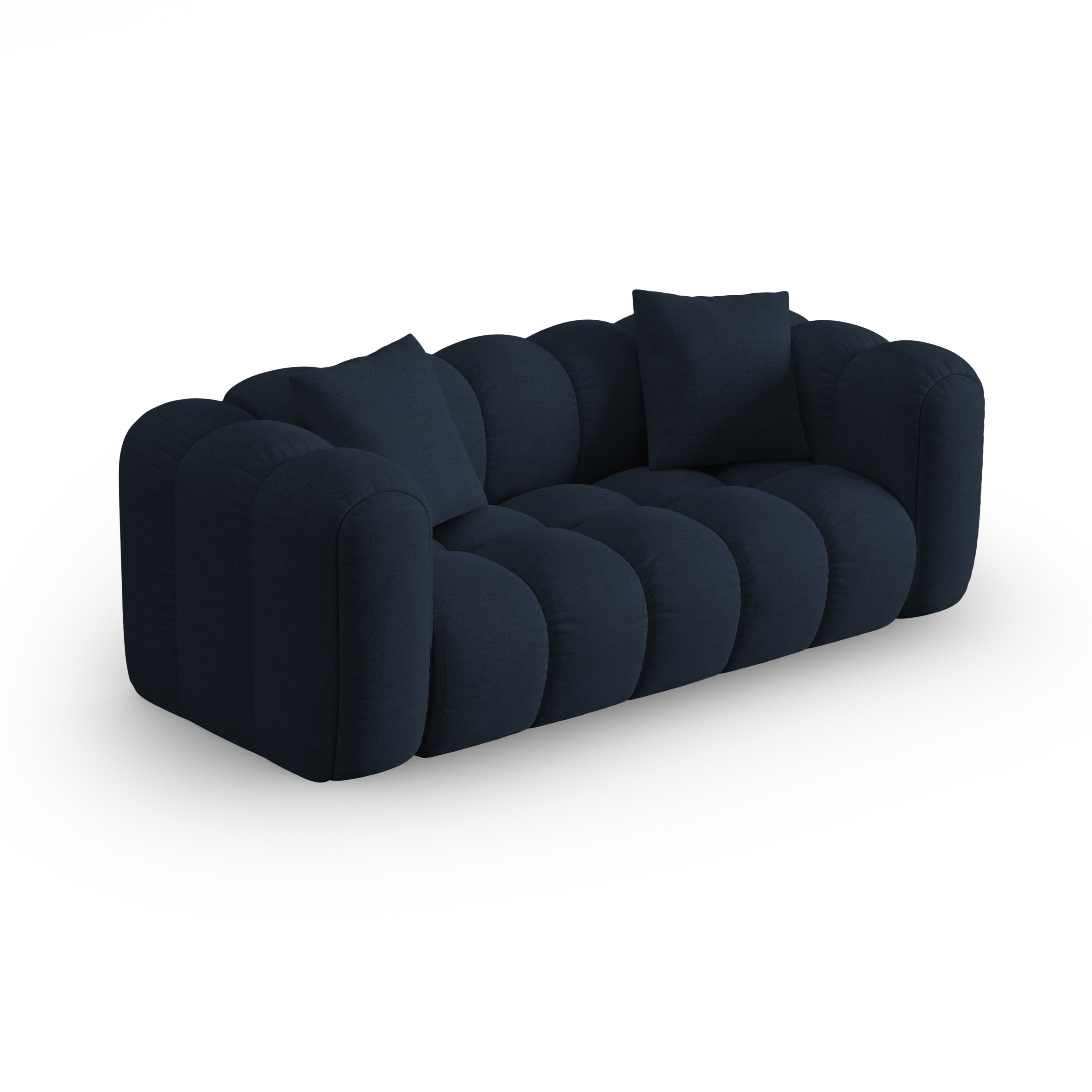 Sofa 3-zits ASTRO koninklijk marineblauw chenille