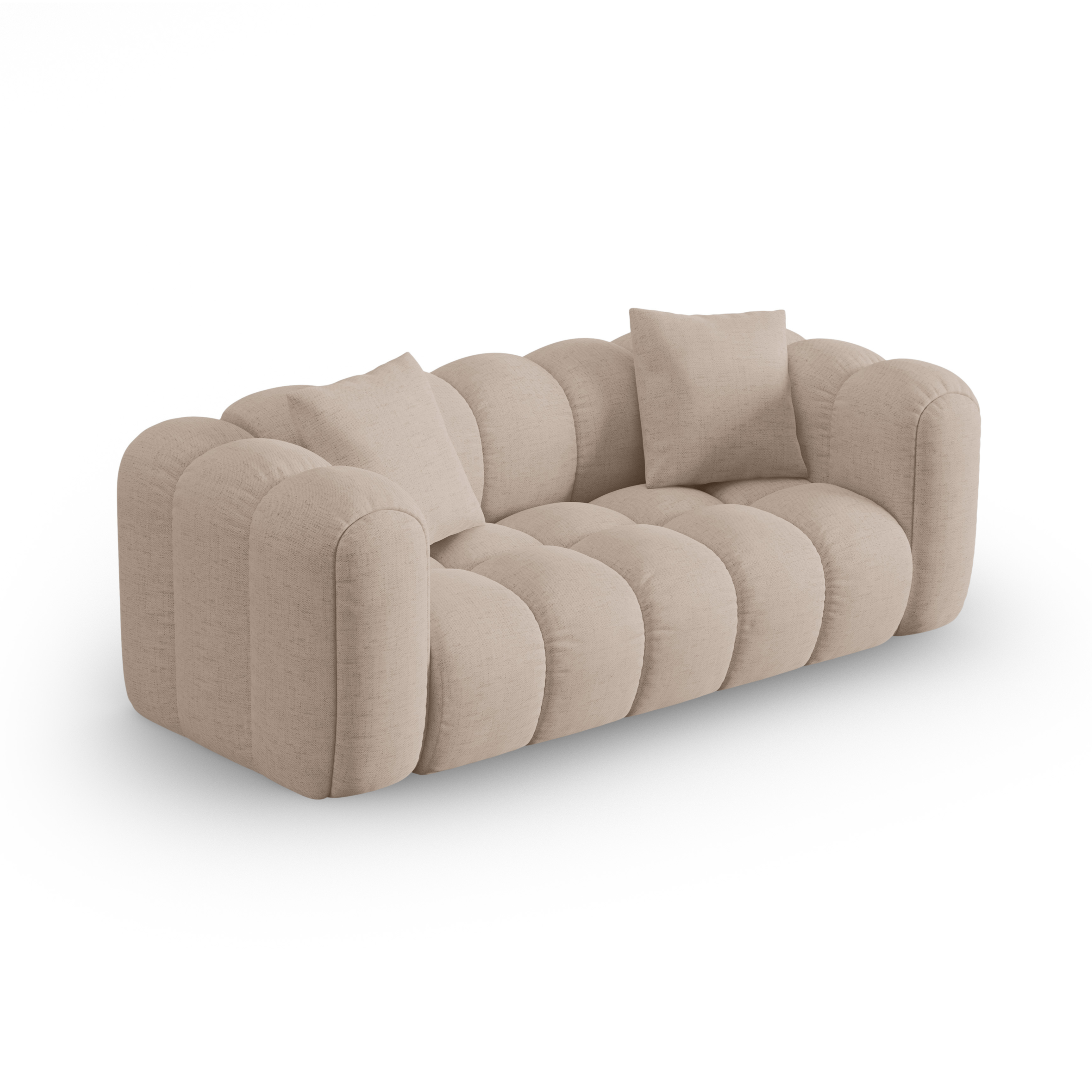 3-seater Sofa ASTRO cappuccino chenille