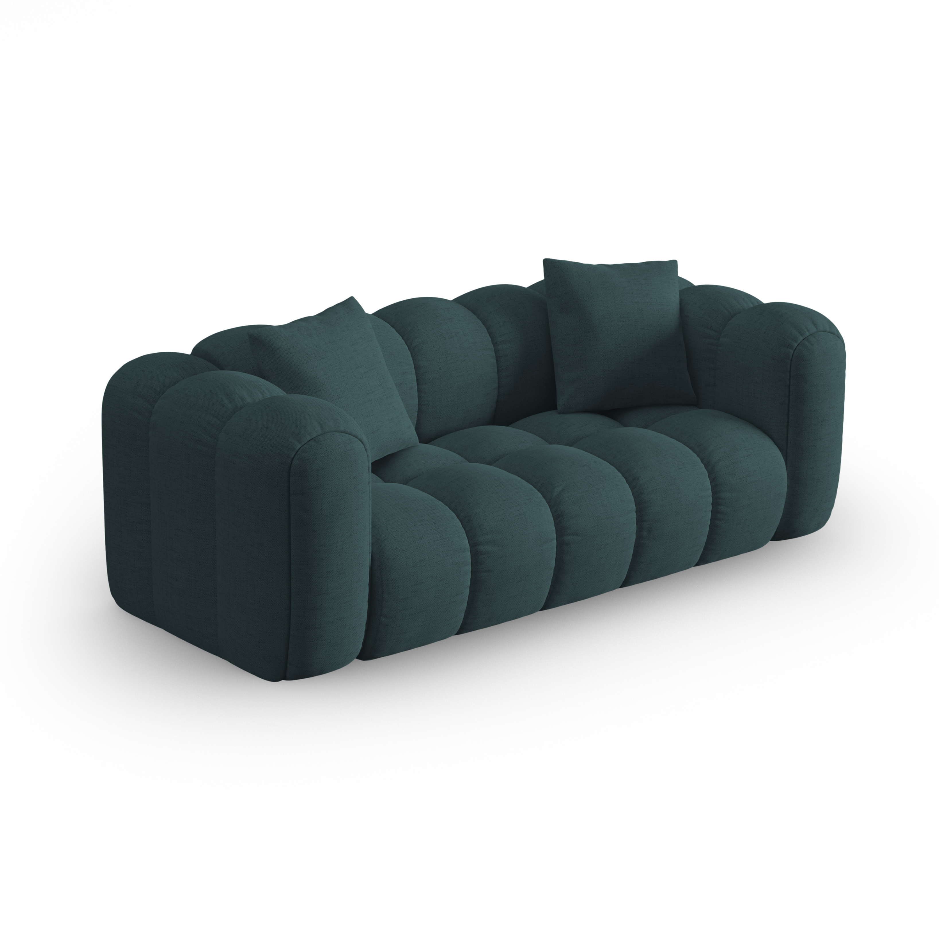 3-seater Sofa ASTRO turquoise chenille