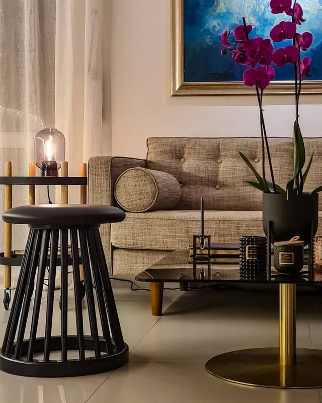 Stuhlfan von Eichenholz