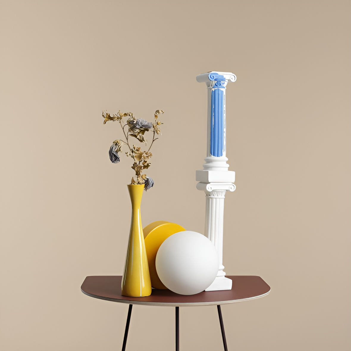 BALL Tischleuchte Senf