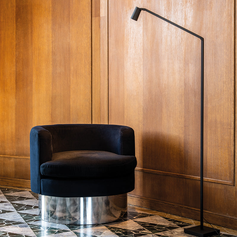 Floor lamp for reading UNTITLED SPOT black