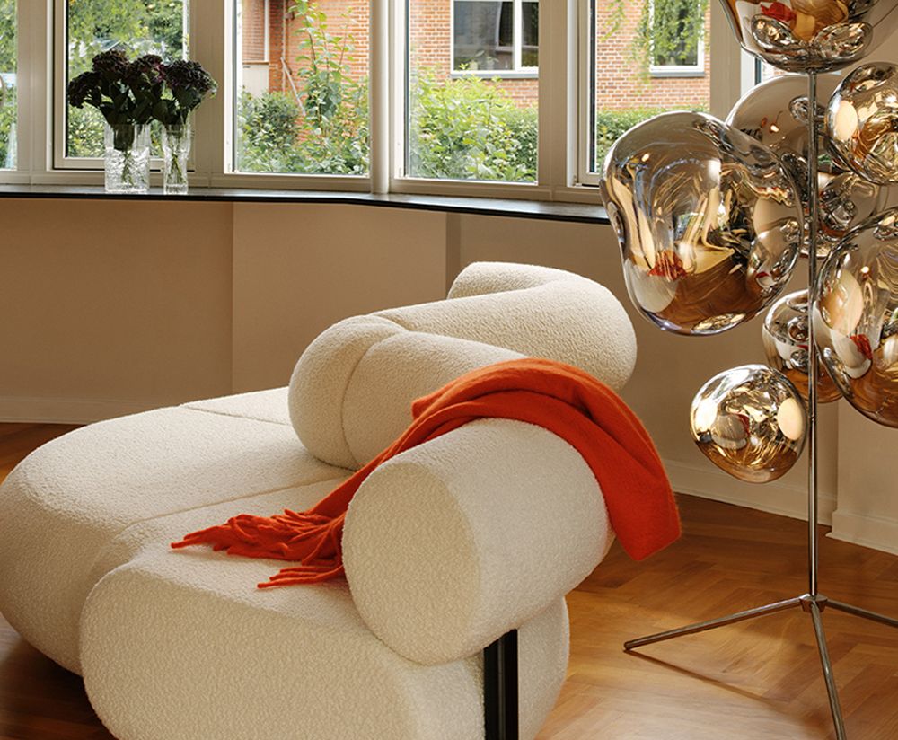 Modulaire bank FAT - gestoffeerde hoekmodule