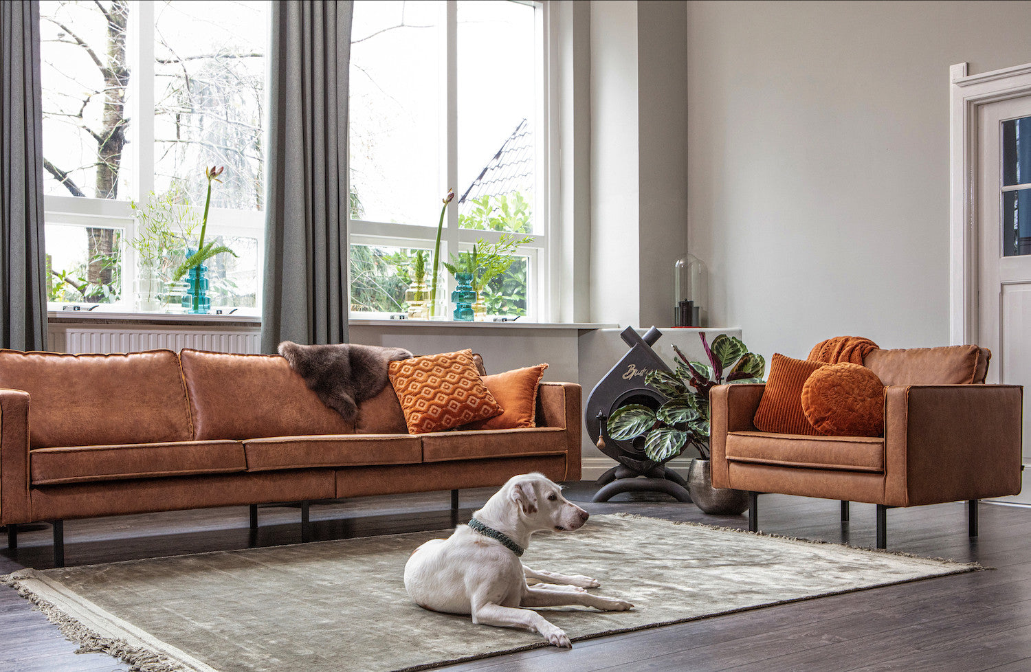 Velours fauteuil RODEO khaki