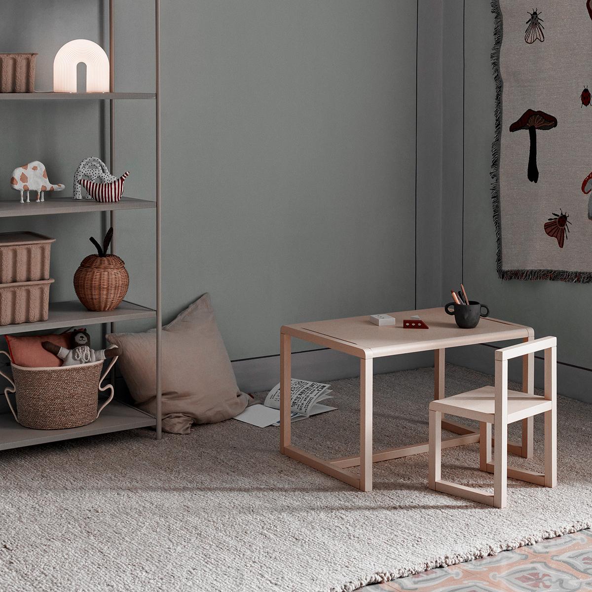 LITTLE ARCHITECT Kindertisch hellrosa