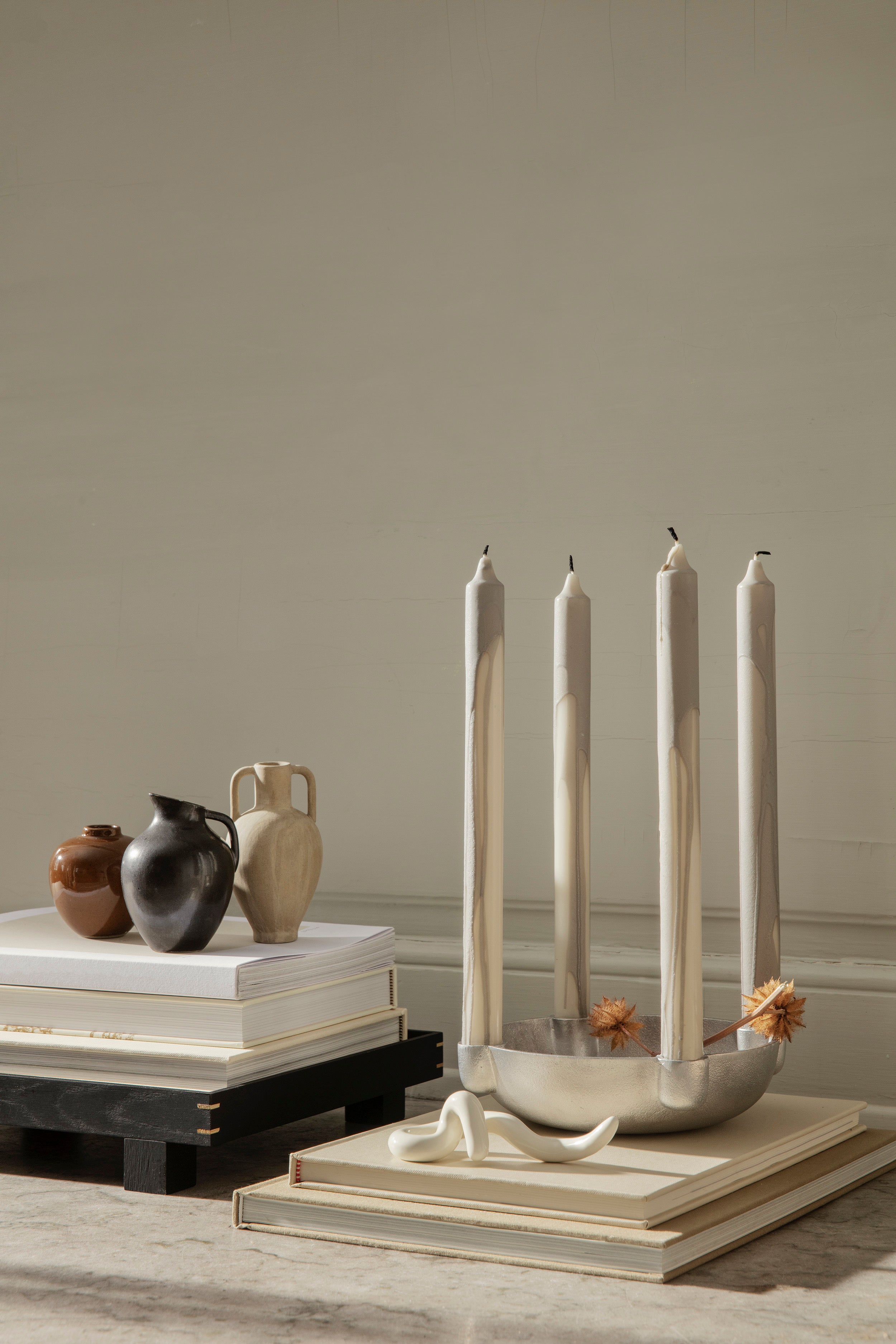 Aluminium BOWL kaarsenhouder