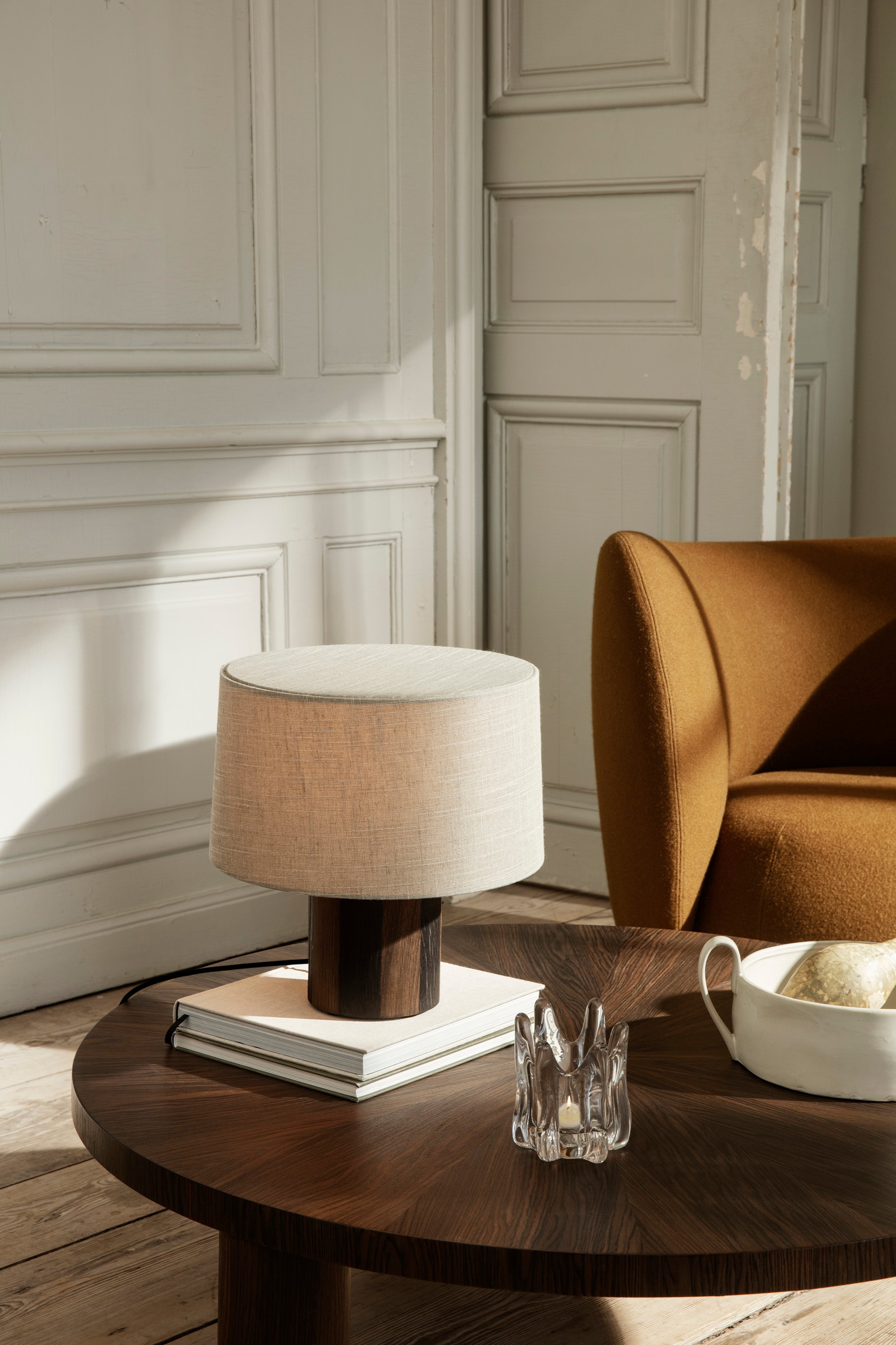 Koffietafel POST donkerbruin eikenfineer