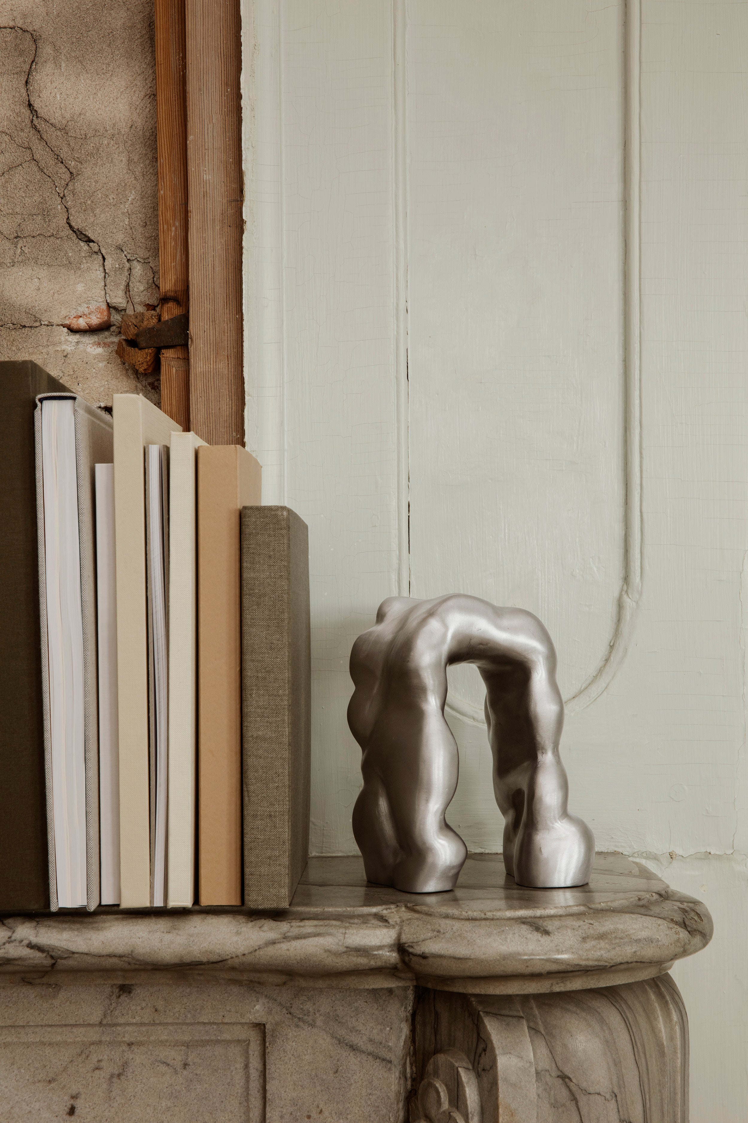 MORF SCULPTURE decoratie geborsteld aluminium