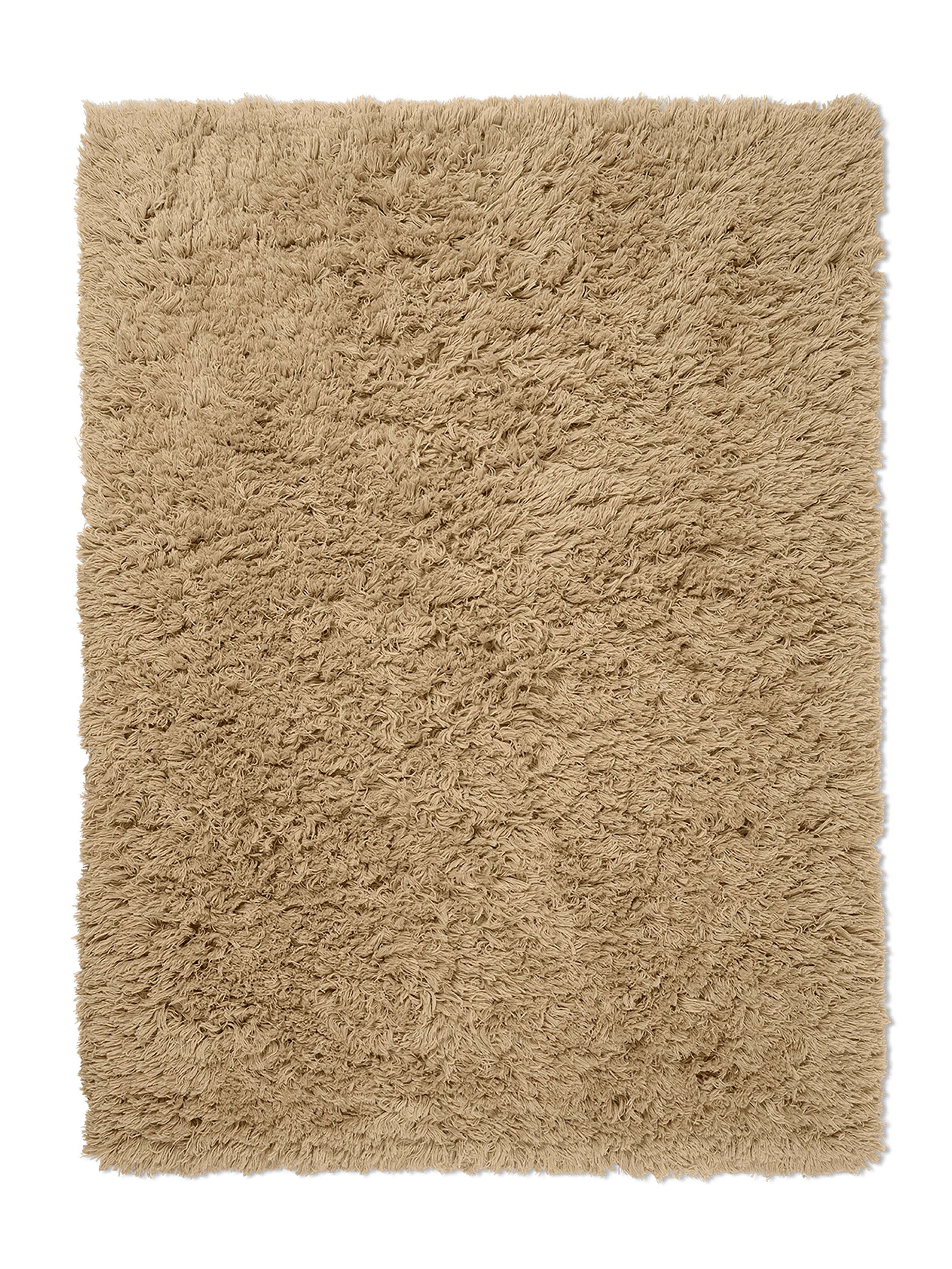 Vloerkleed MEADOW licht zandkleurig met lange haren