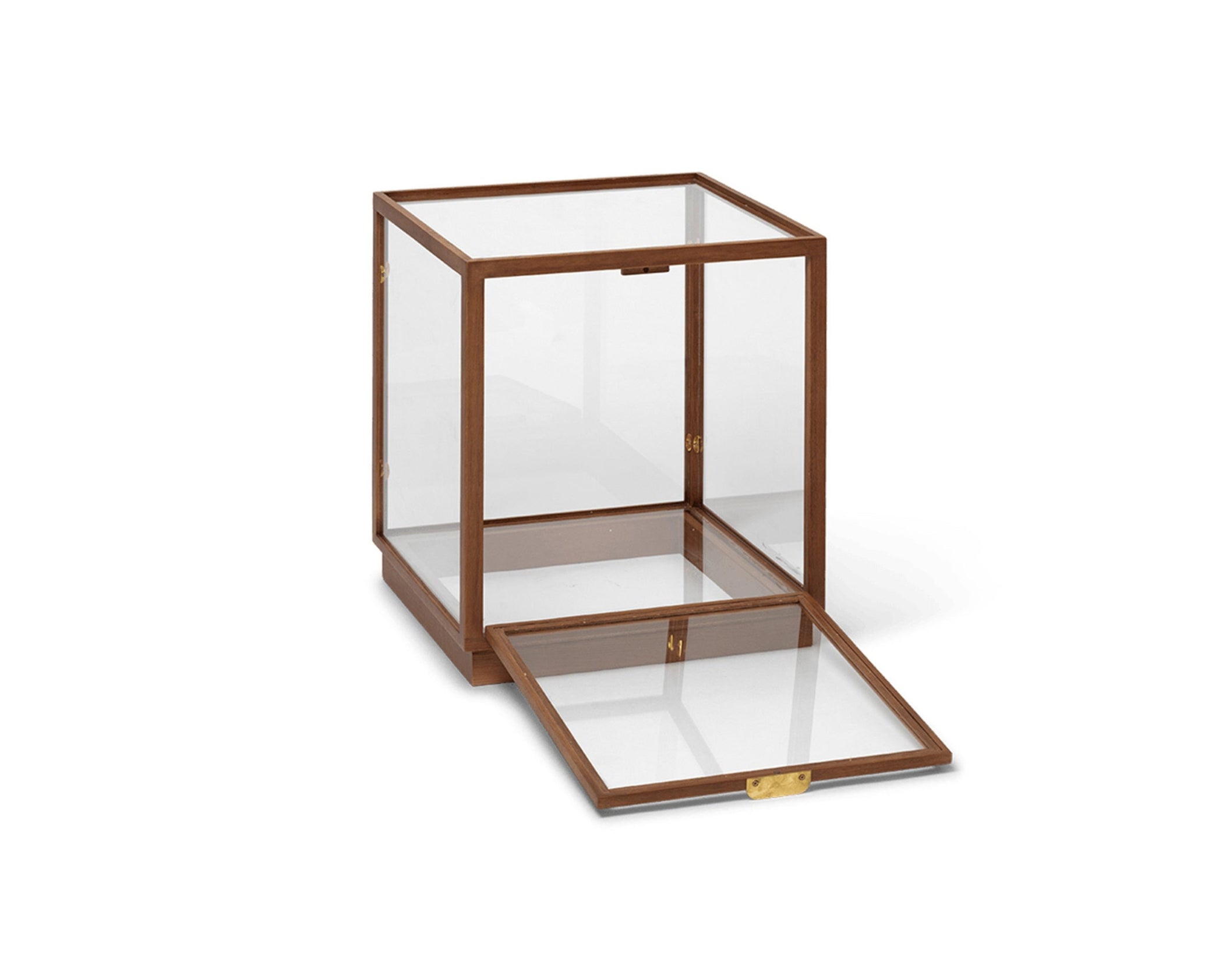 MIRU GLASS MONTRE display cabinet dark brown oak