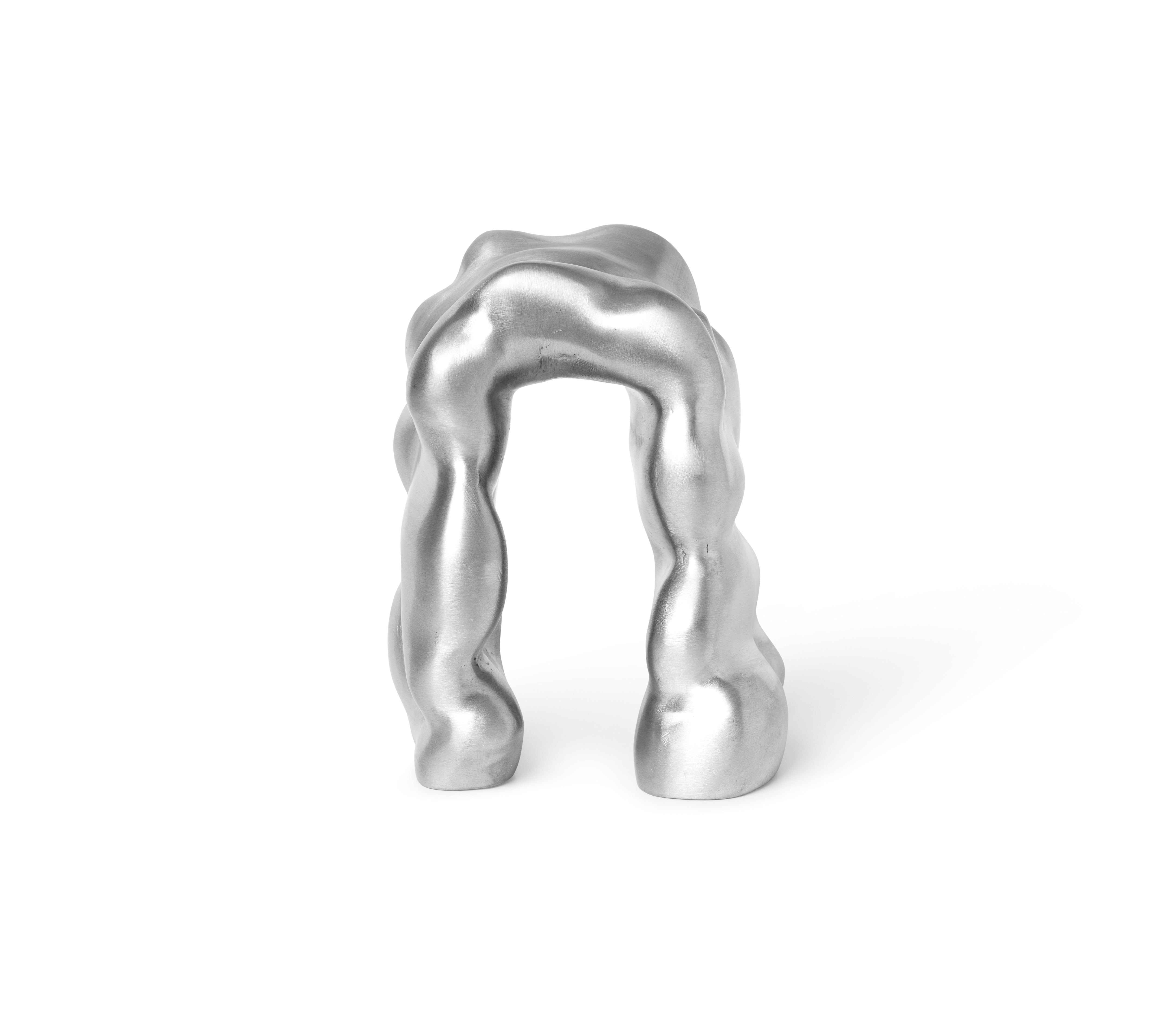MORF SCULPTURE decoratie geborsteld aluminium