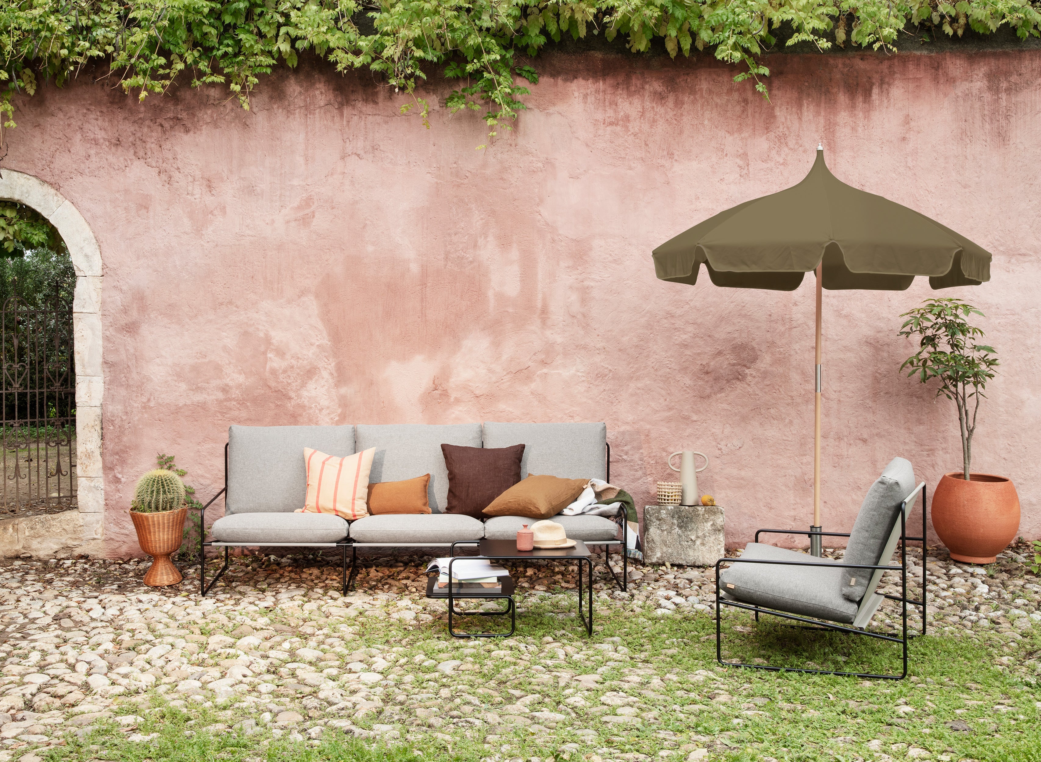 Parasol tuin LULL olijfkleurig