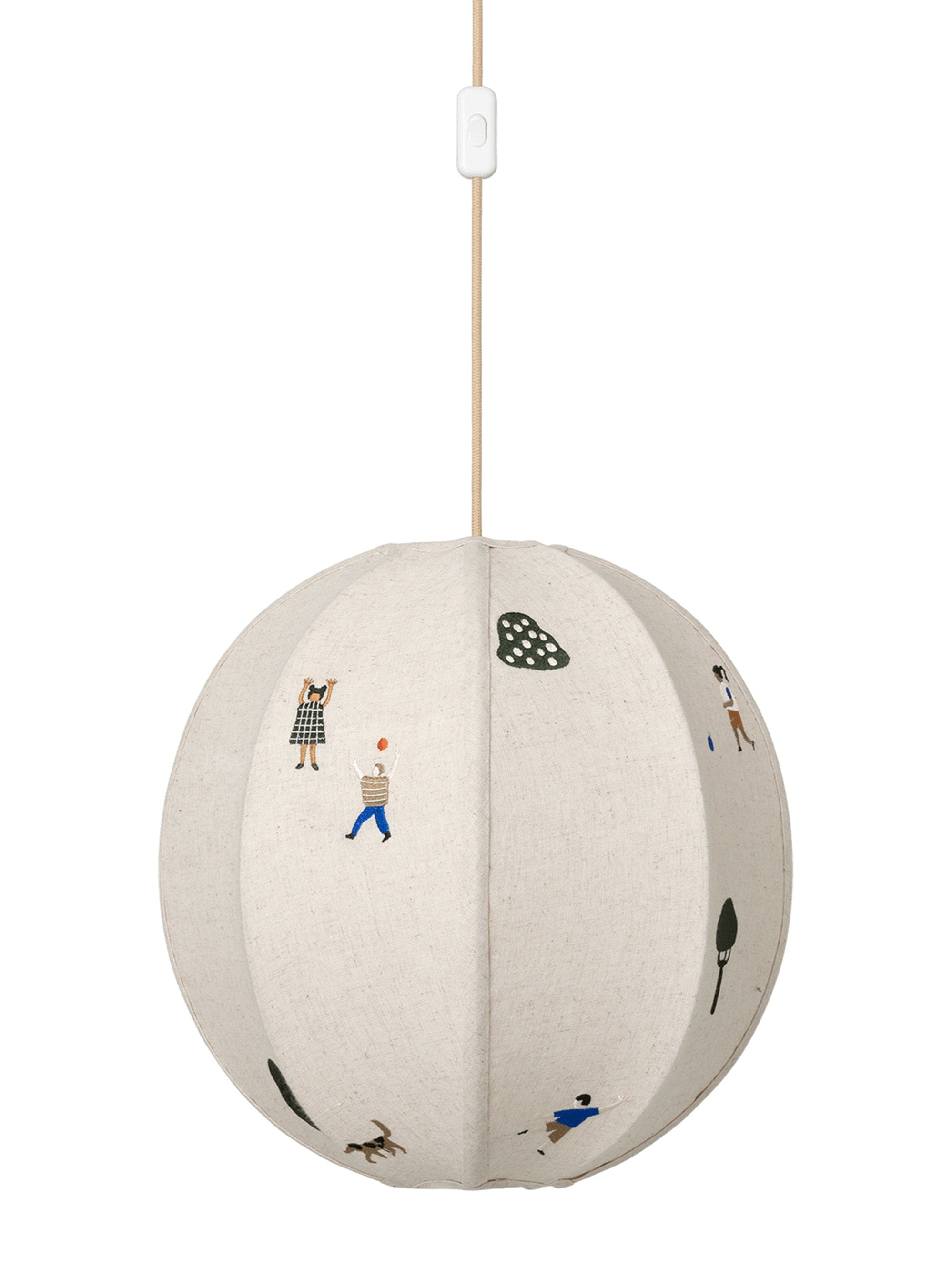 THE PARK lampshade broken white