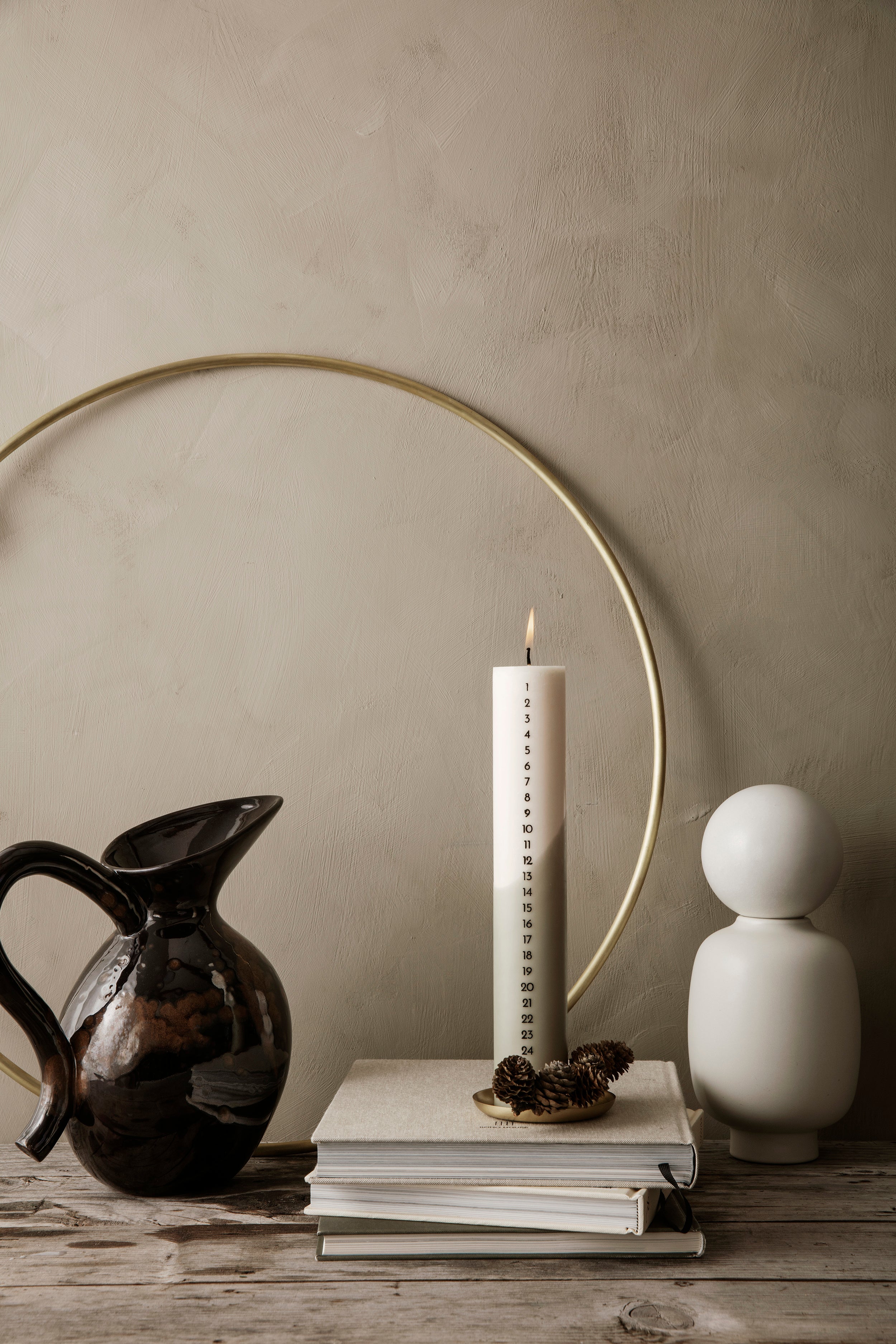 Decoratieve ring DECO FRAME RING messing