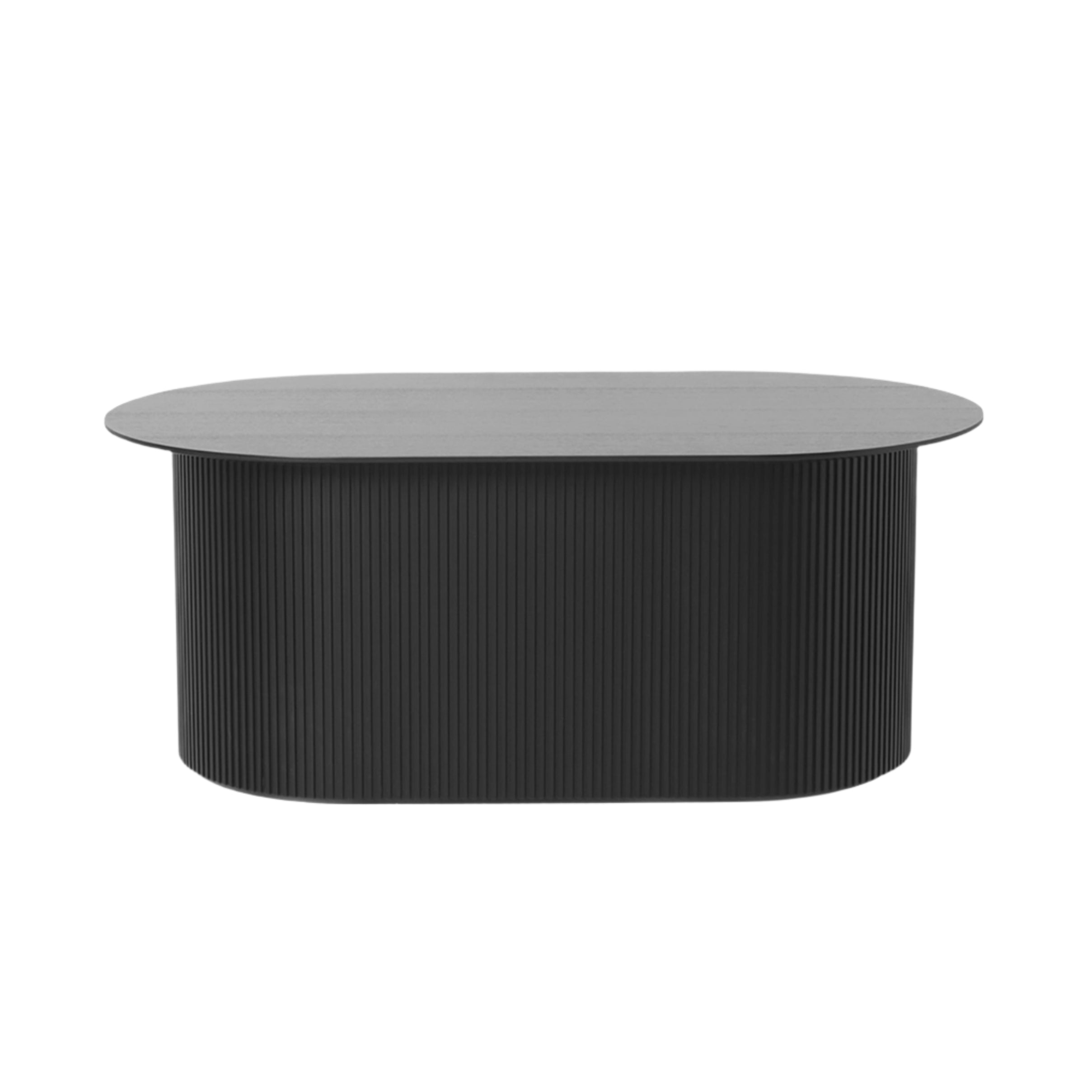 PODIA zwarte esdoornfineer salontafel