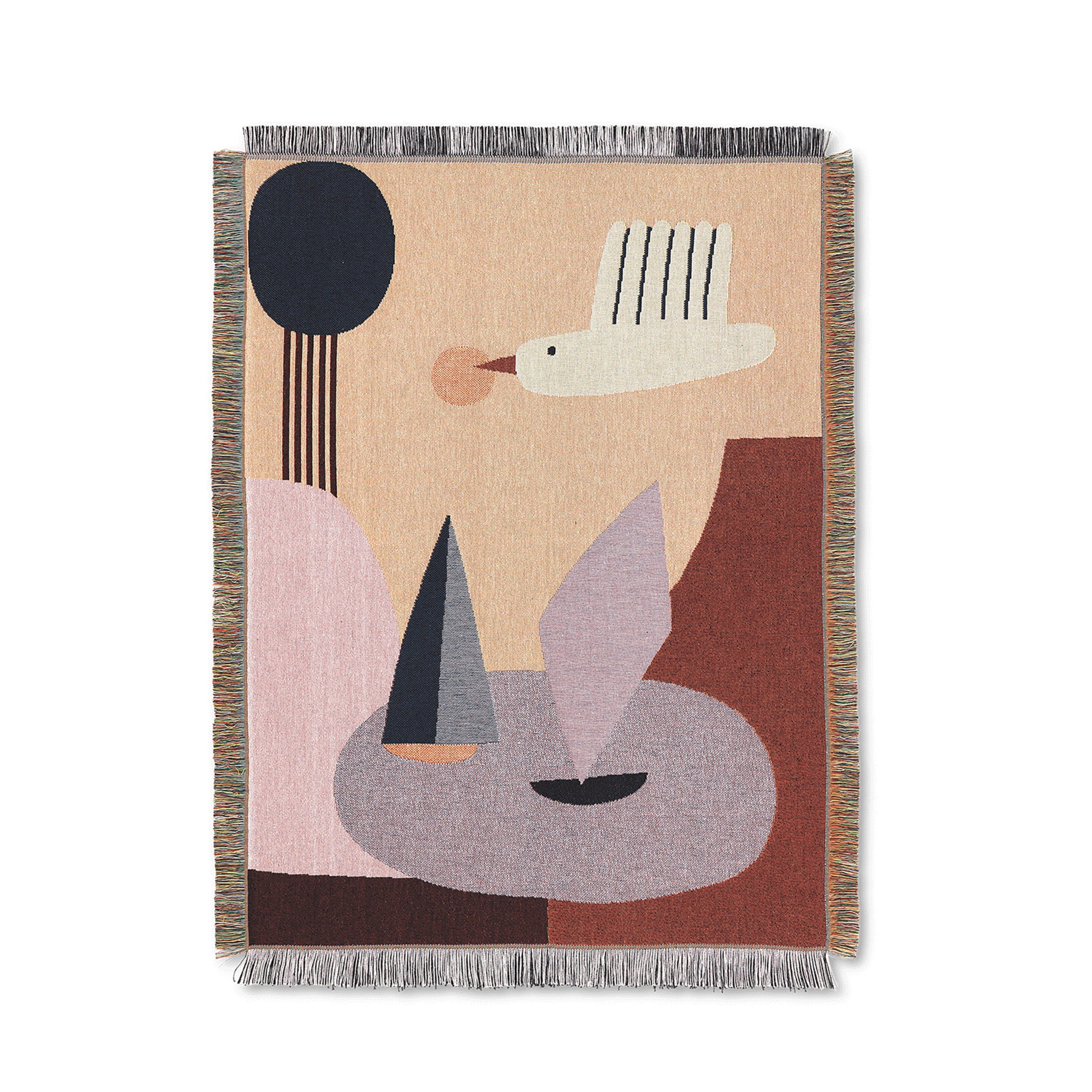 Narzuta BIRD TAPESTRY biologische katoen