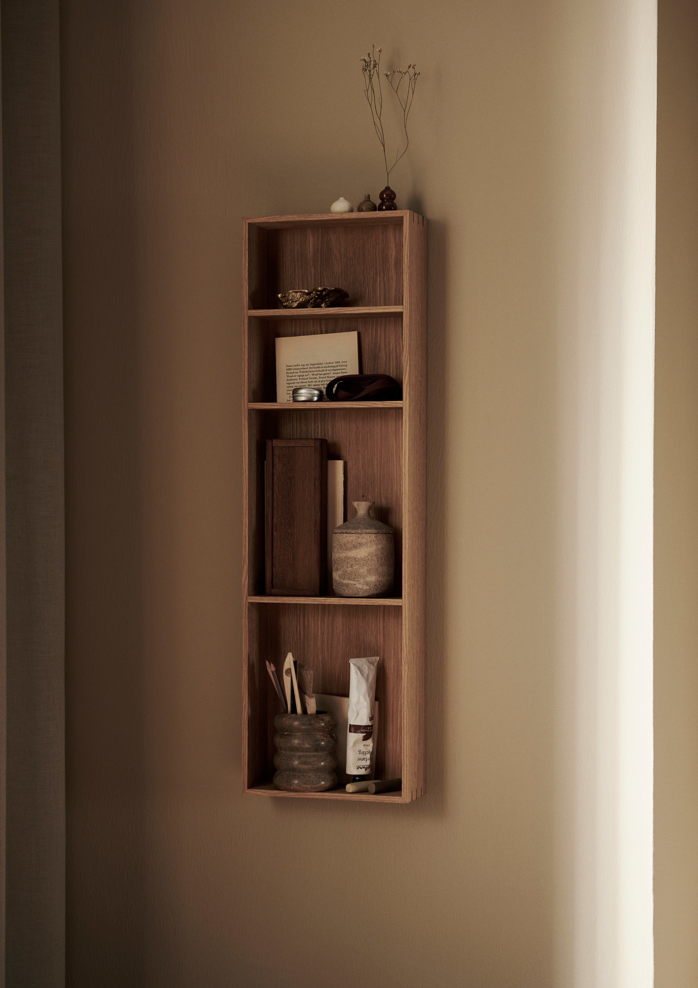 BON oak veneer shelf