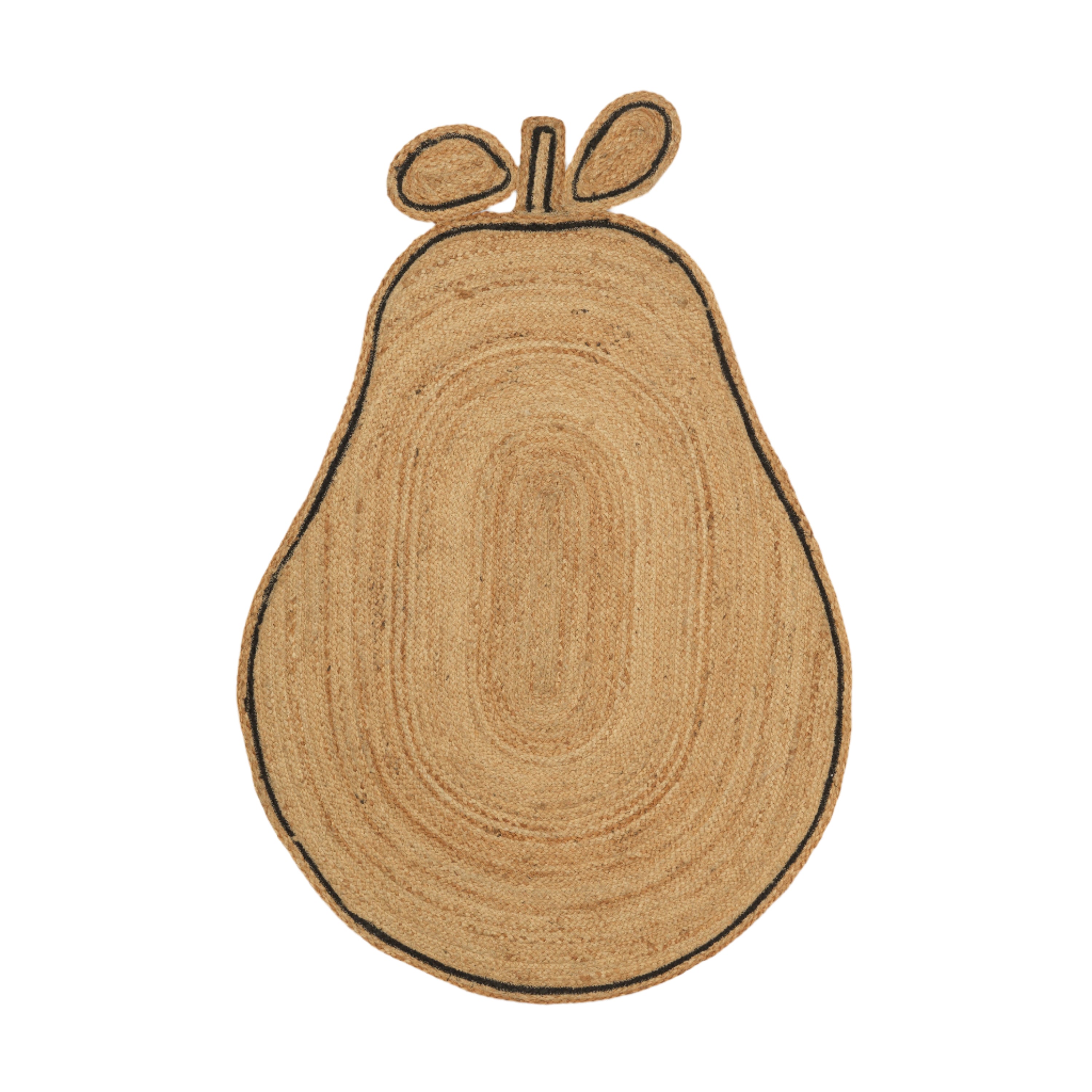 Geweven jute tapijt PEAR