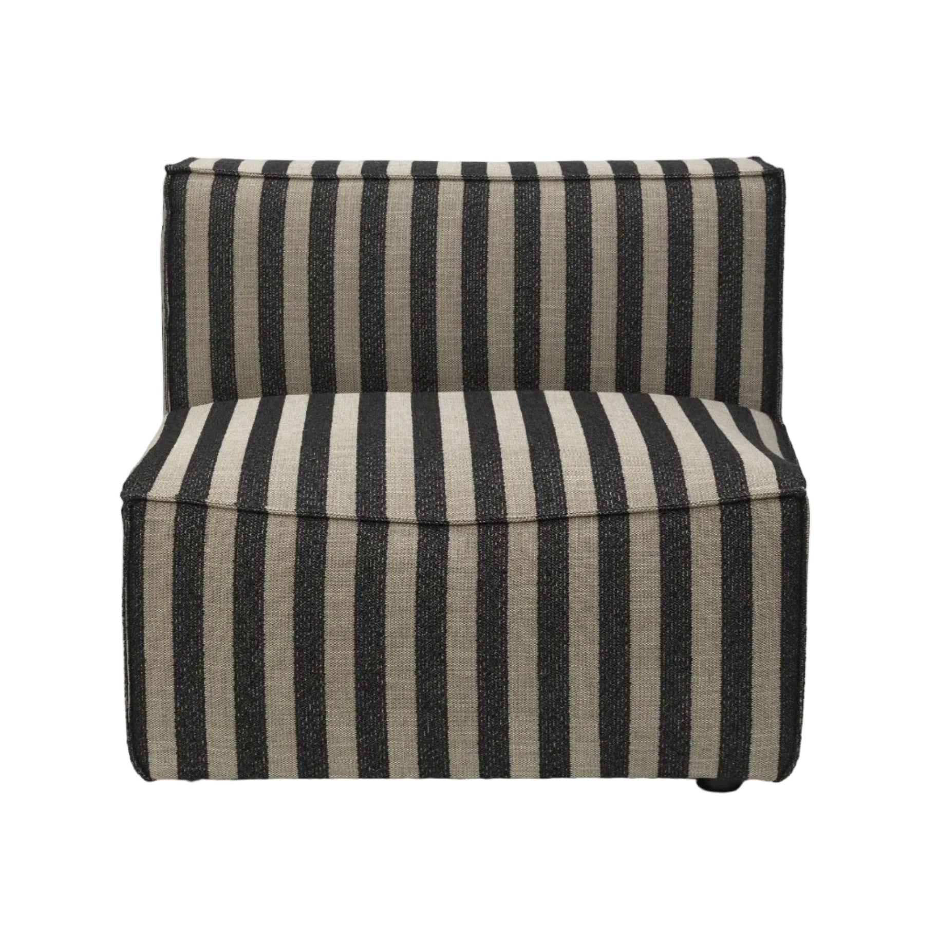 CATENA Louisiana Modular Sofa - Black Central Element with Sand