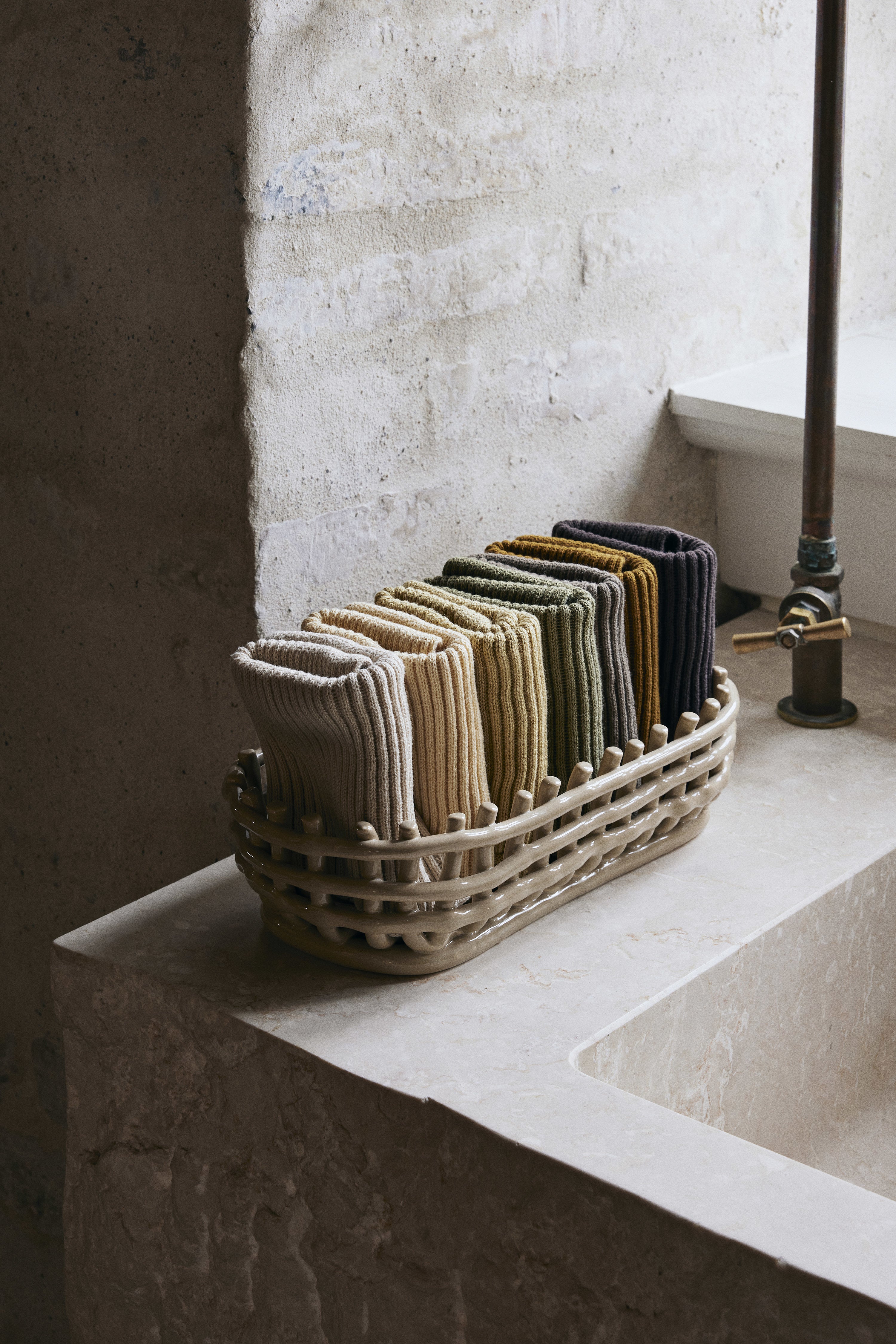 Ovale CERAMICABAK in beige
