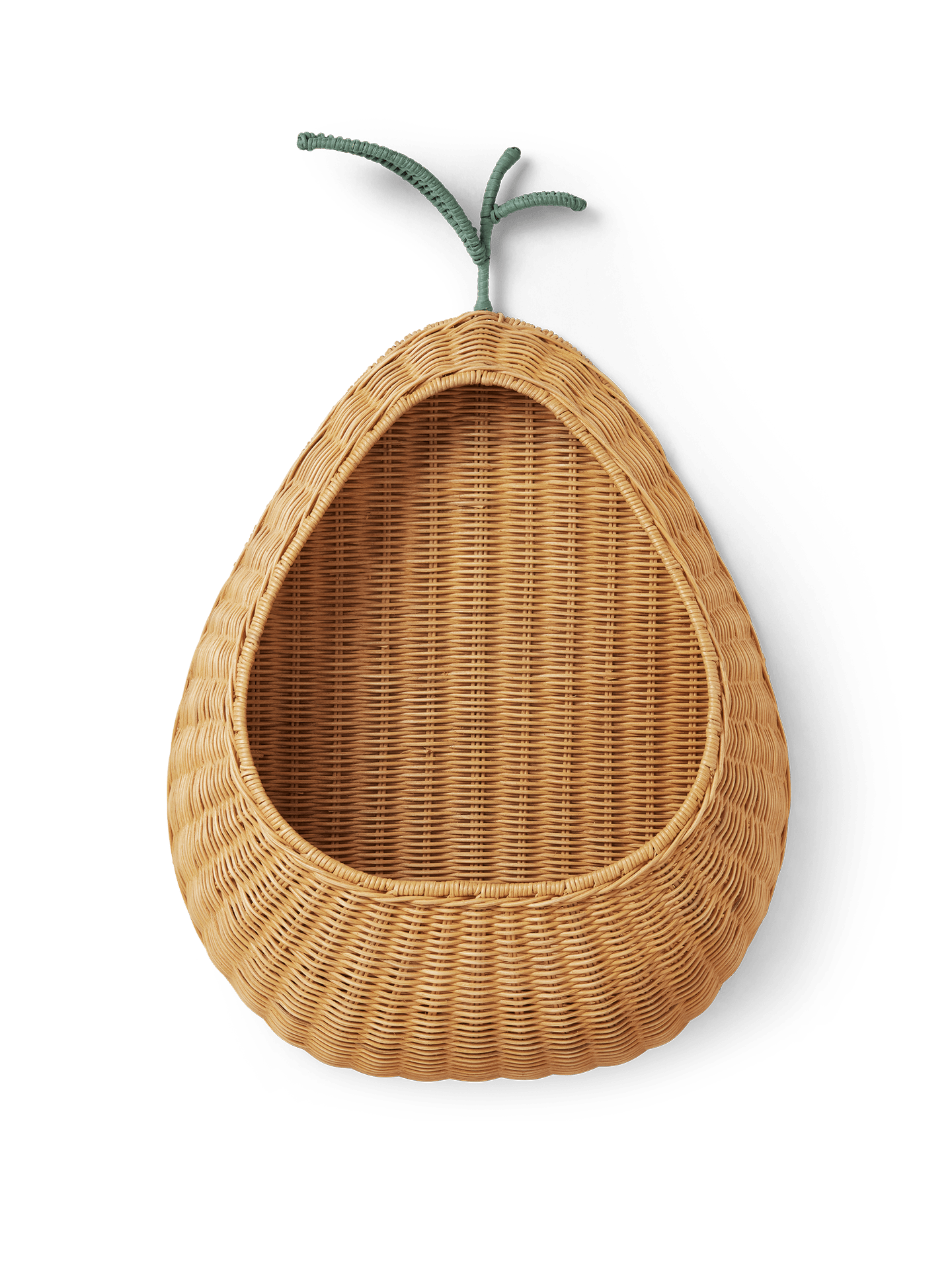 Hanging basket PEAR rattan