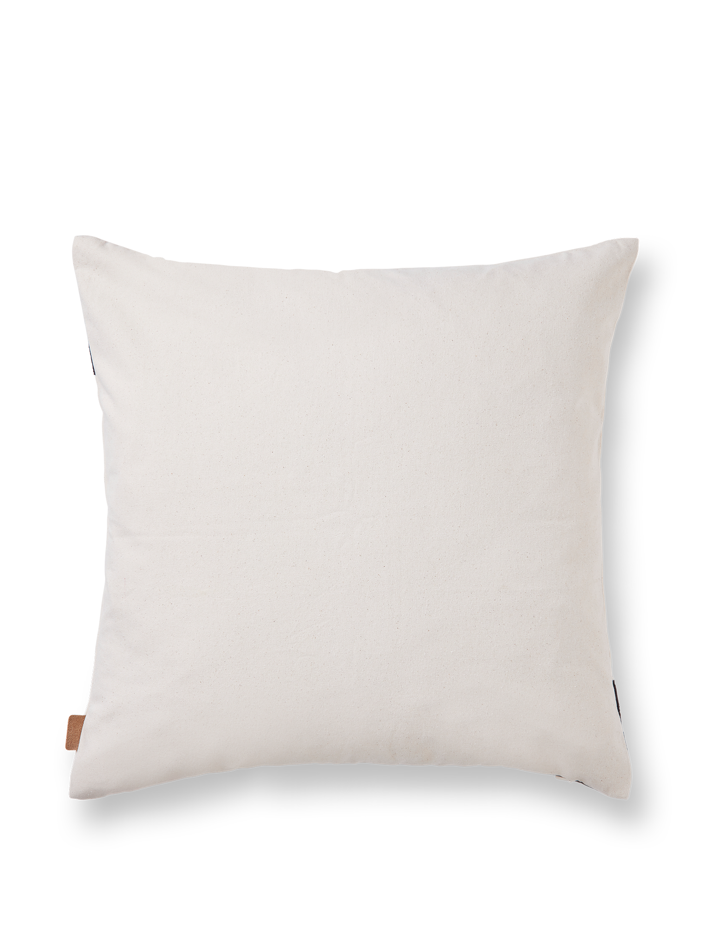 Kussen POSE beige met koffieprint